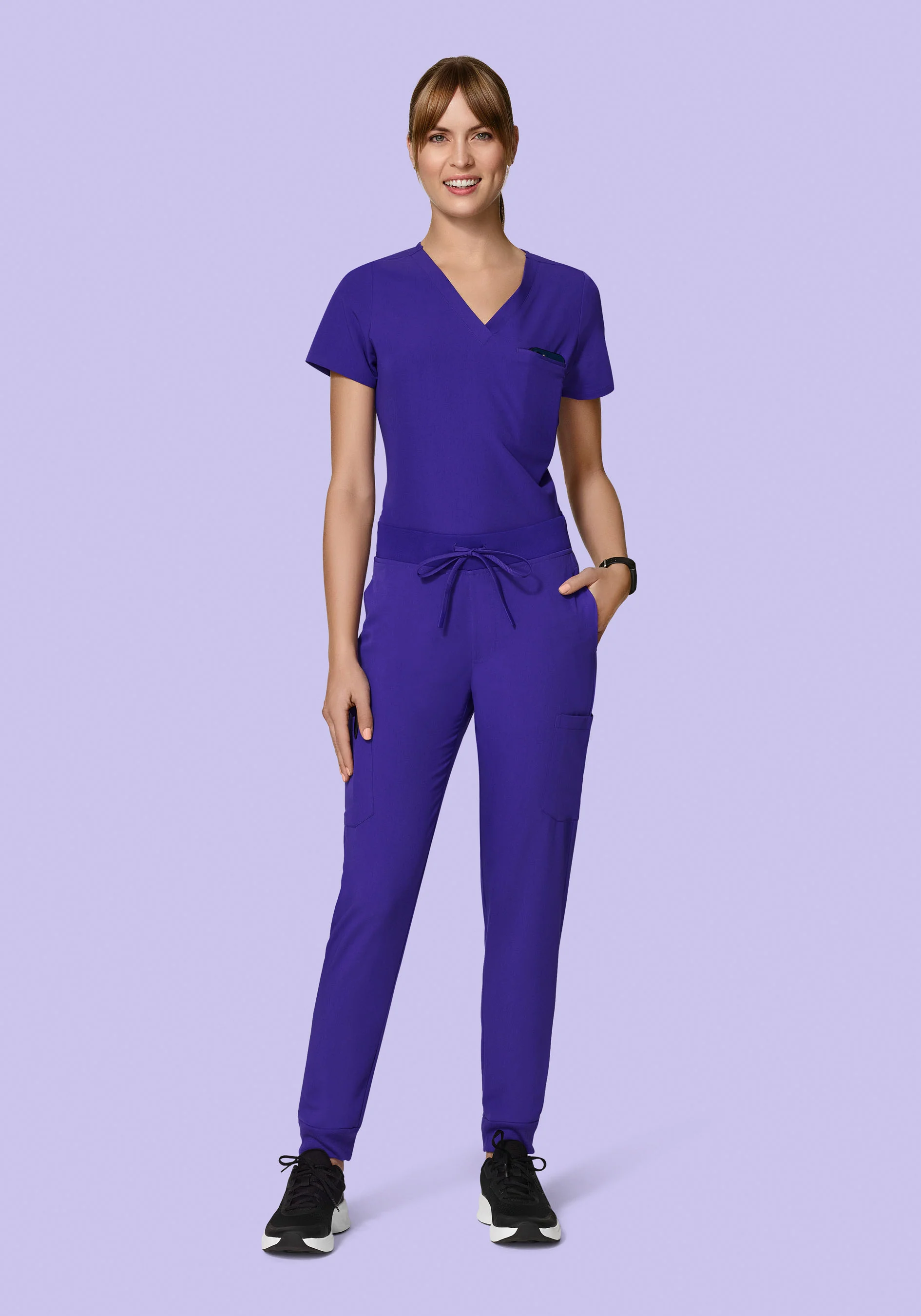 9 Pocket Joggers True Grape - Image 2