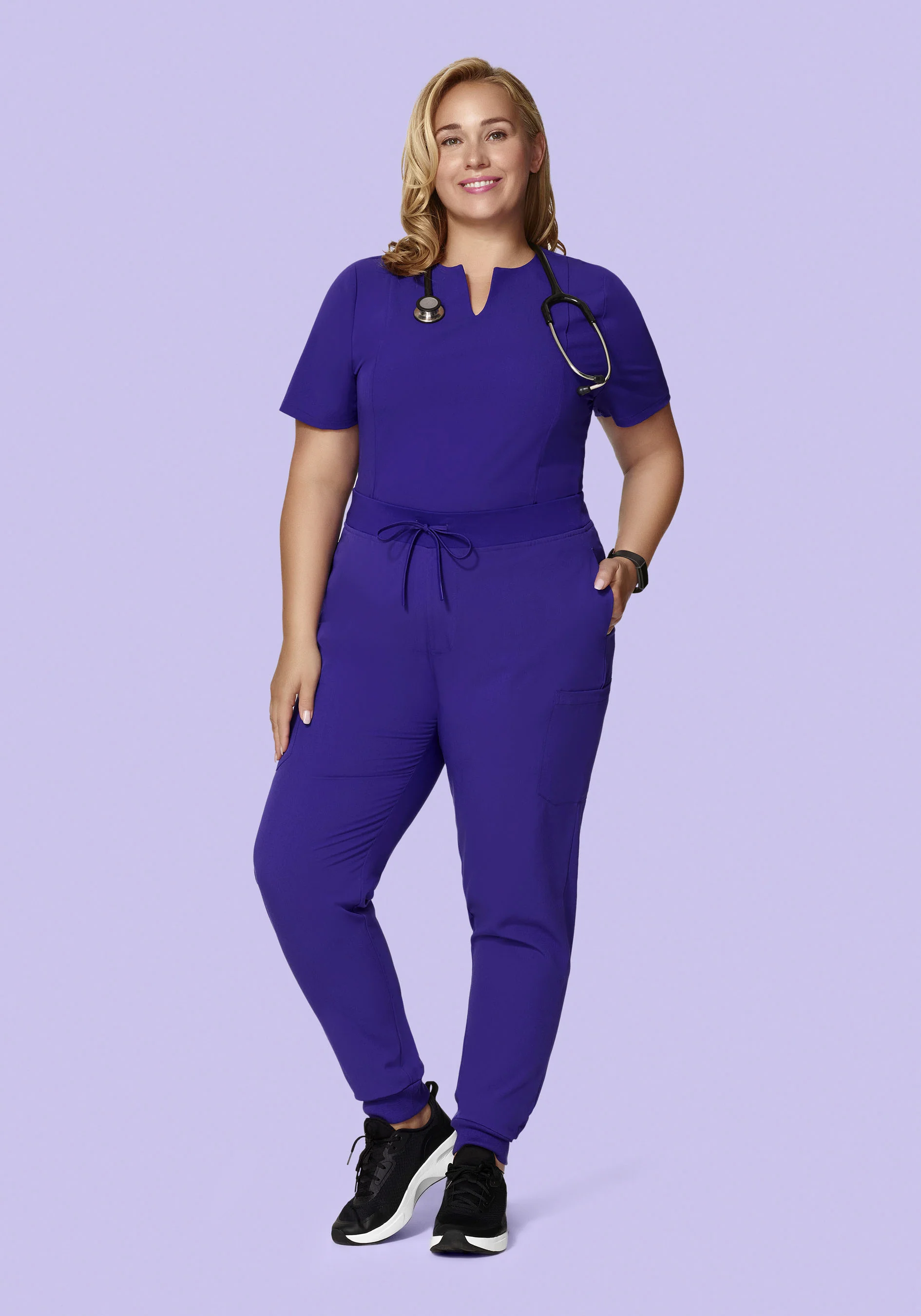 9 Pocket Joggers True Grape - Image 4