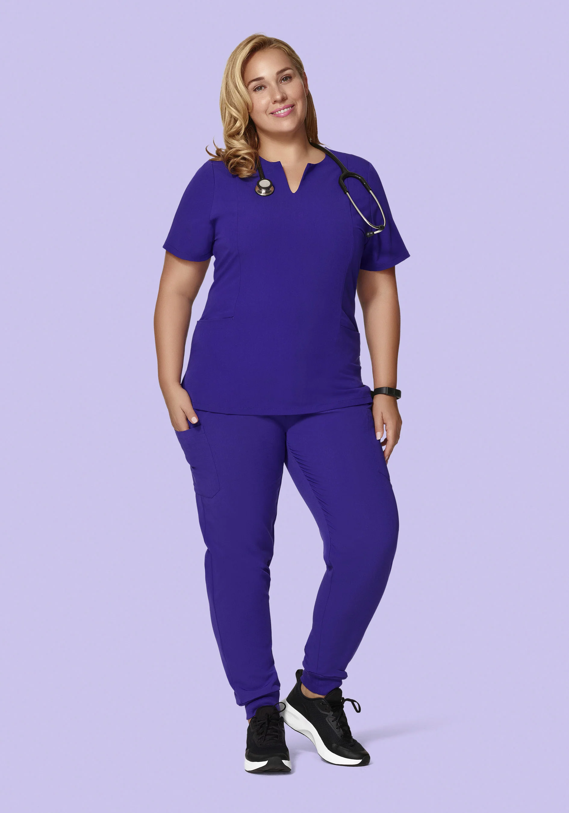 9 Pocket Joggers True Grape - Image 5