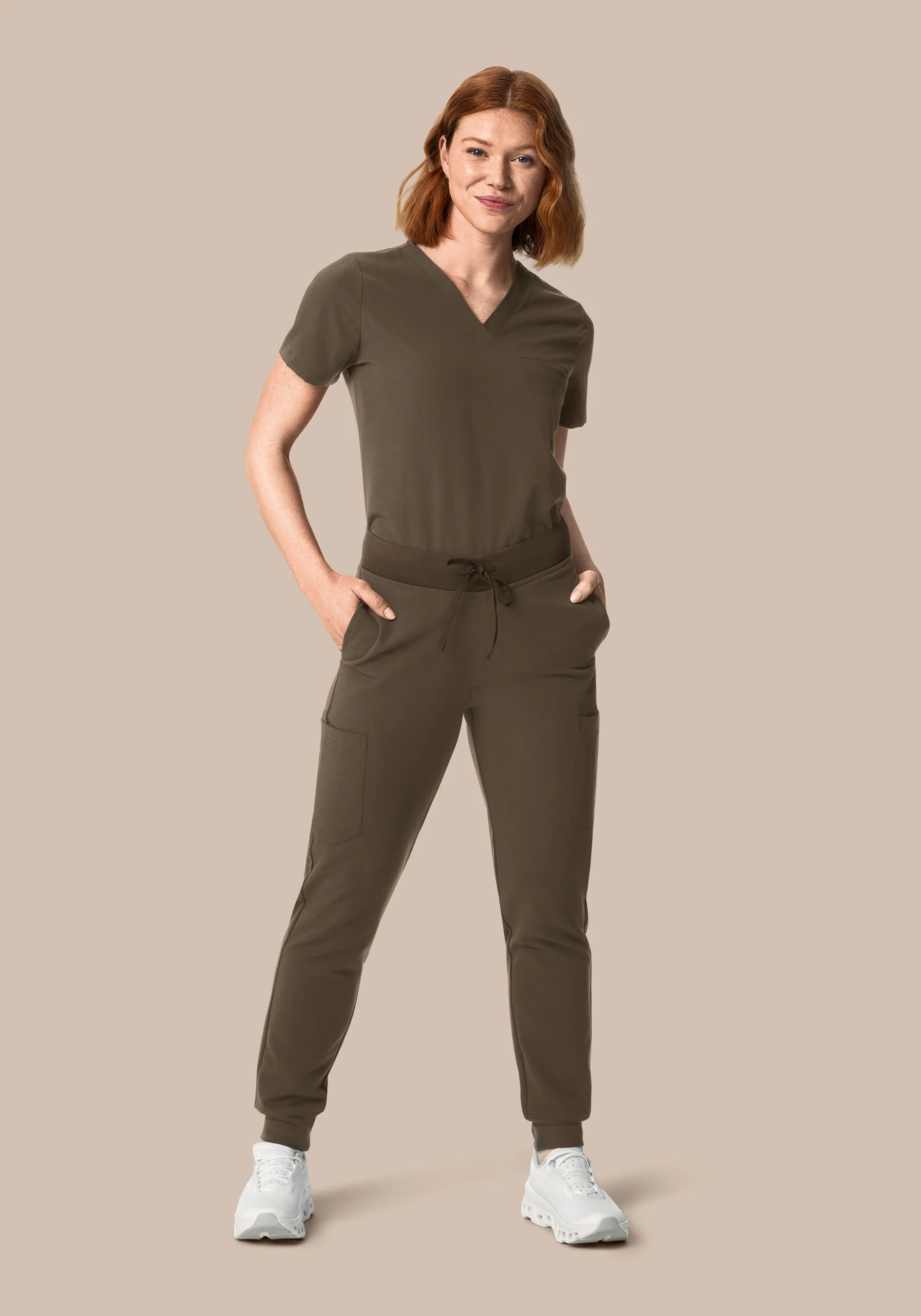 9 Pocket Joggers Truffle - Image 2