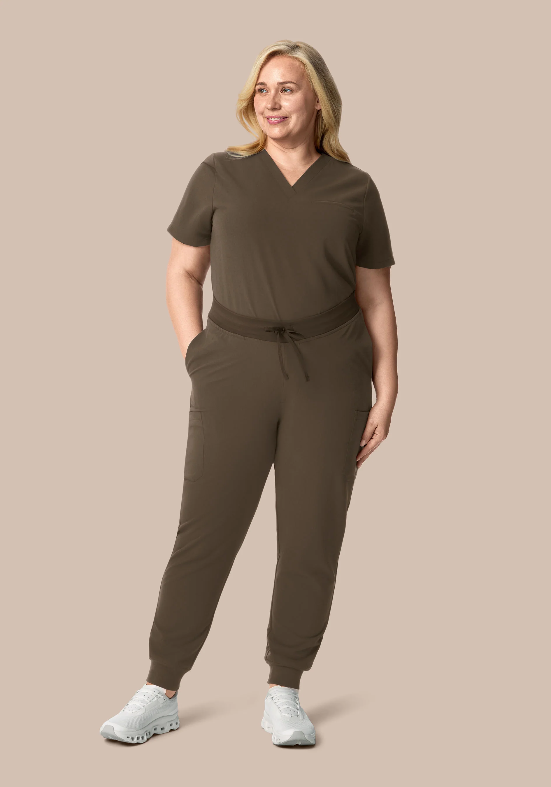 9 Pocket Joggers Truffle - Image 6
