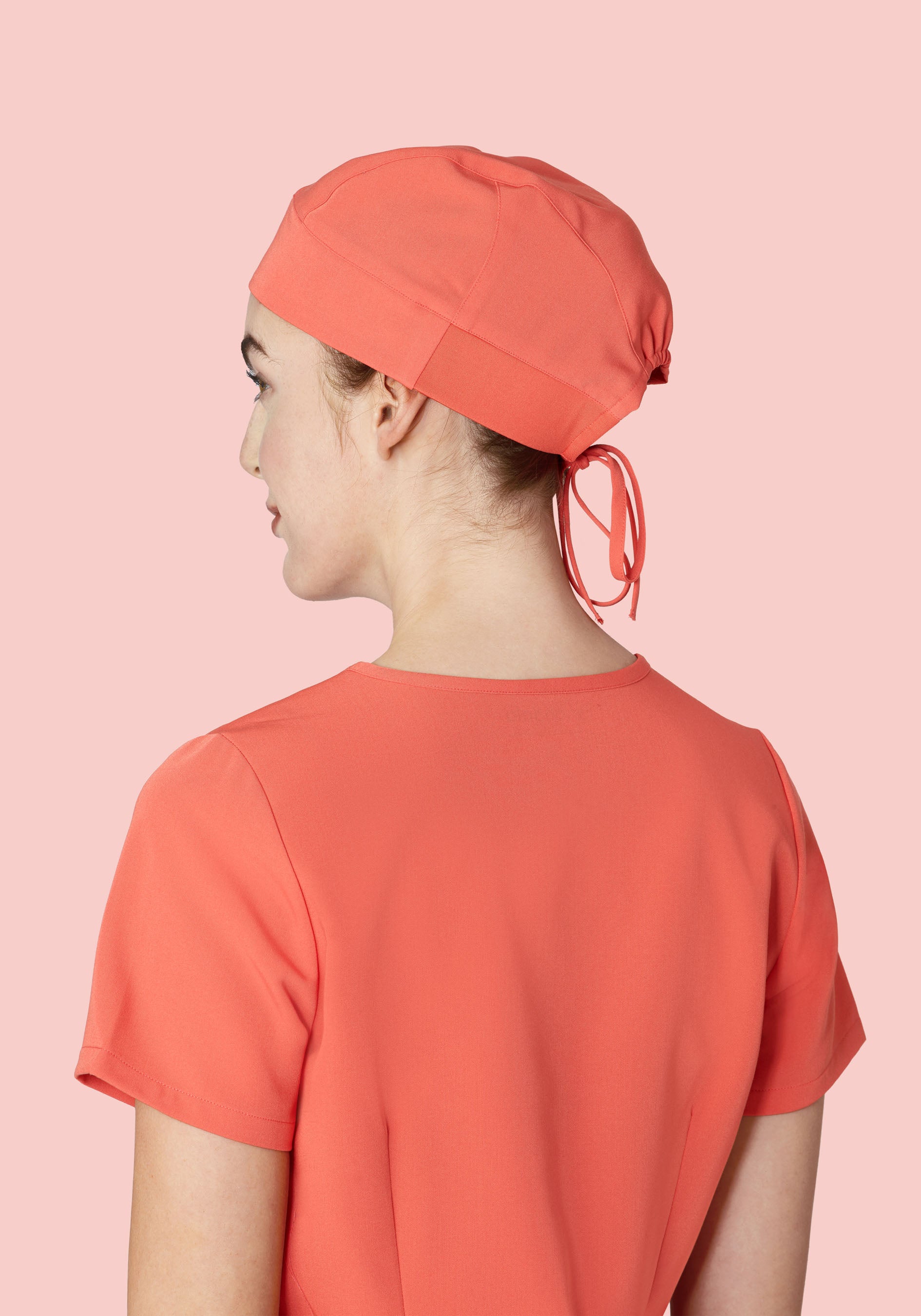 Contemporary Scrub Cap Coral - Image 2