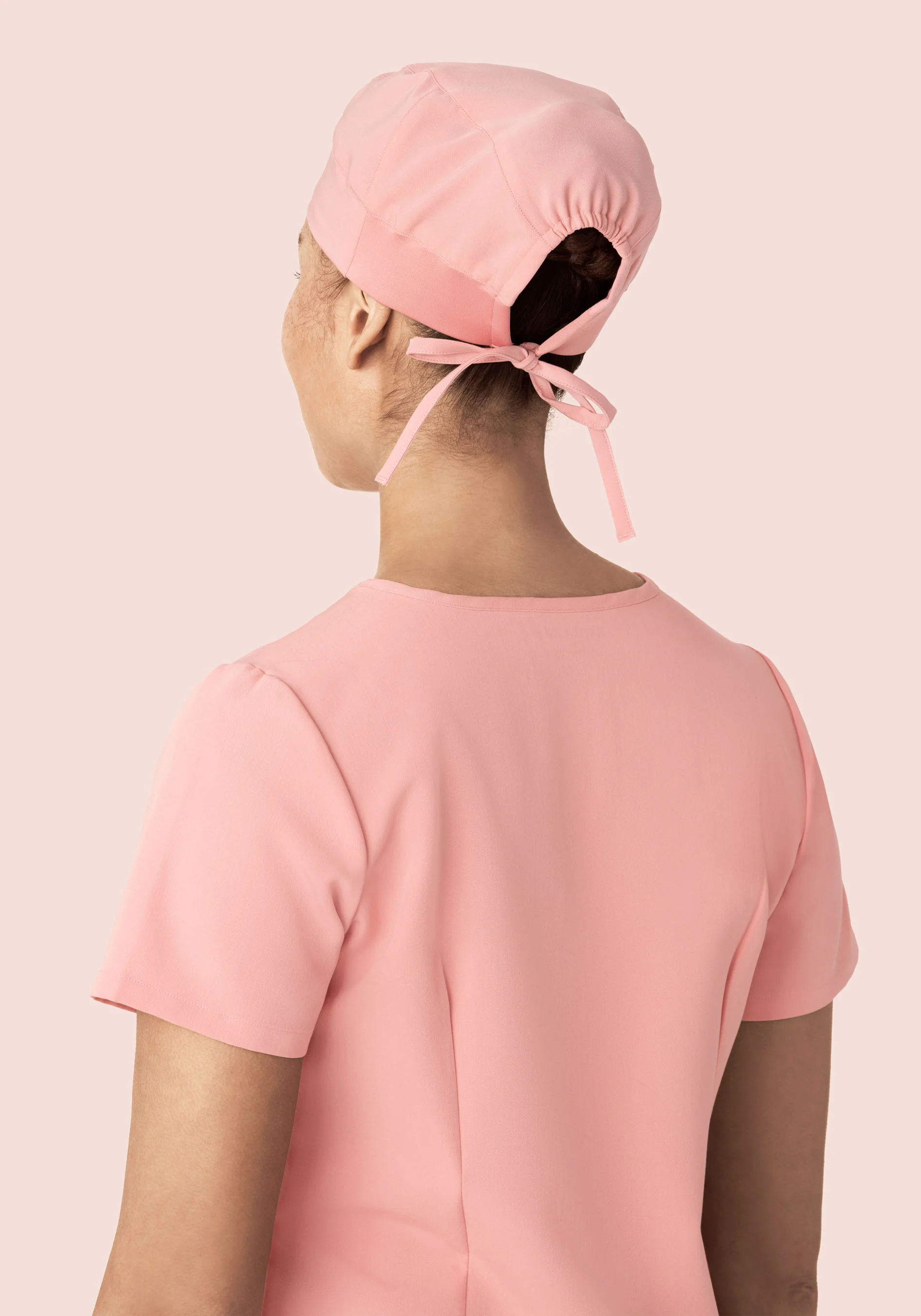 Contemporary Scrub Cap Dusty Pink - Image 2