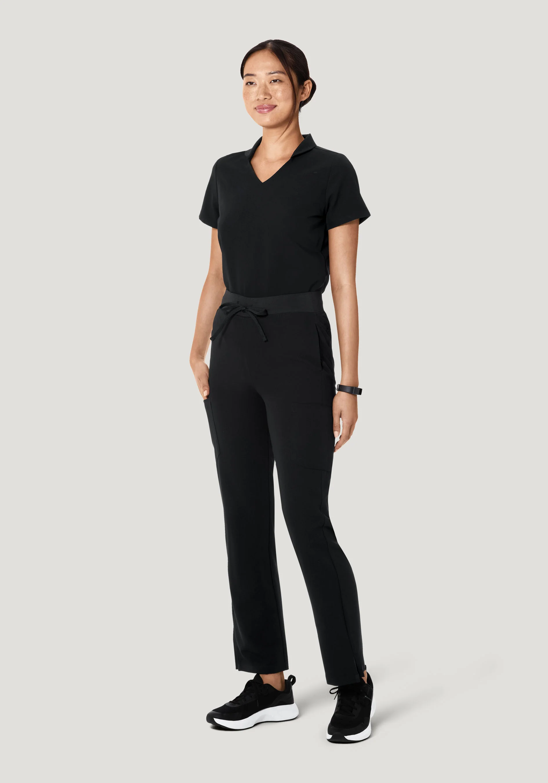 High Waisted Cargos Black - Image 3