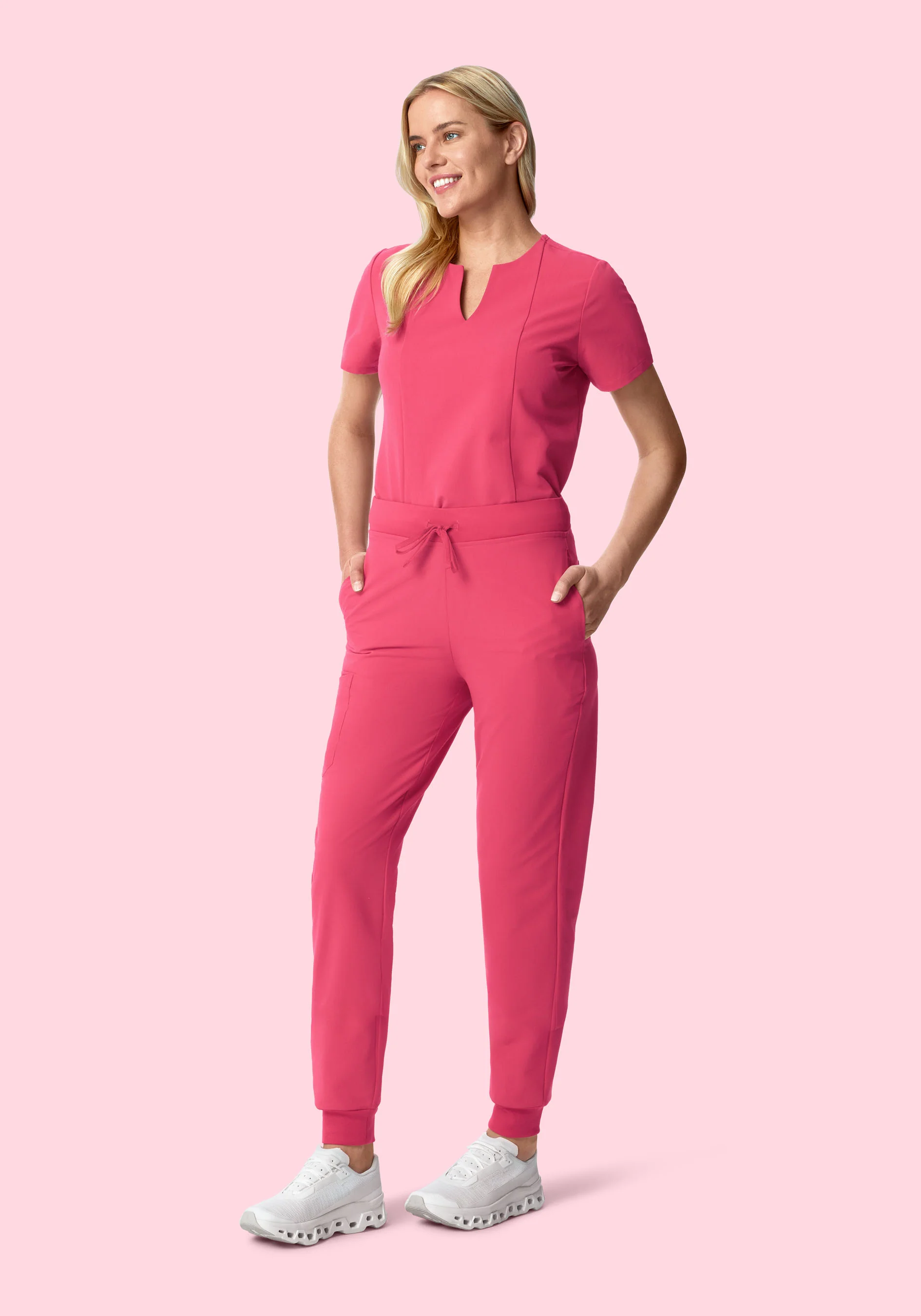 High Waisted Joggers Carmine - Image 2