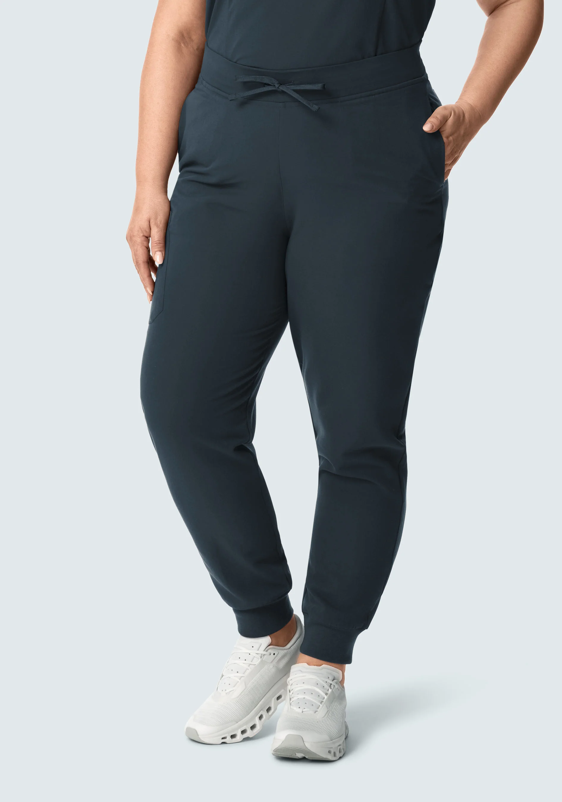 High Waisted Joggers Dark Harbor - Image 4