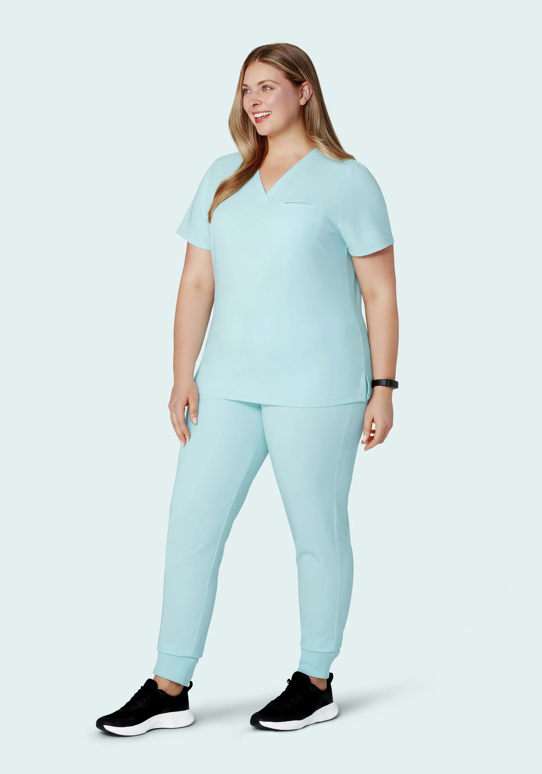 High Waisted Joggers Glacier - Image 7