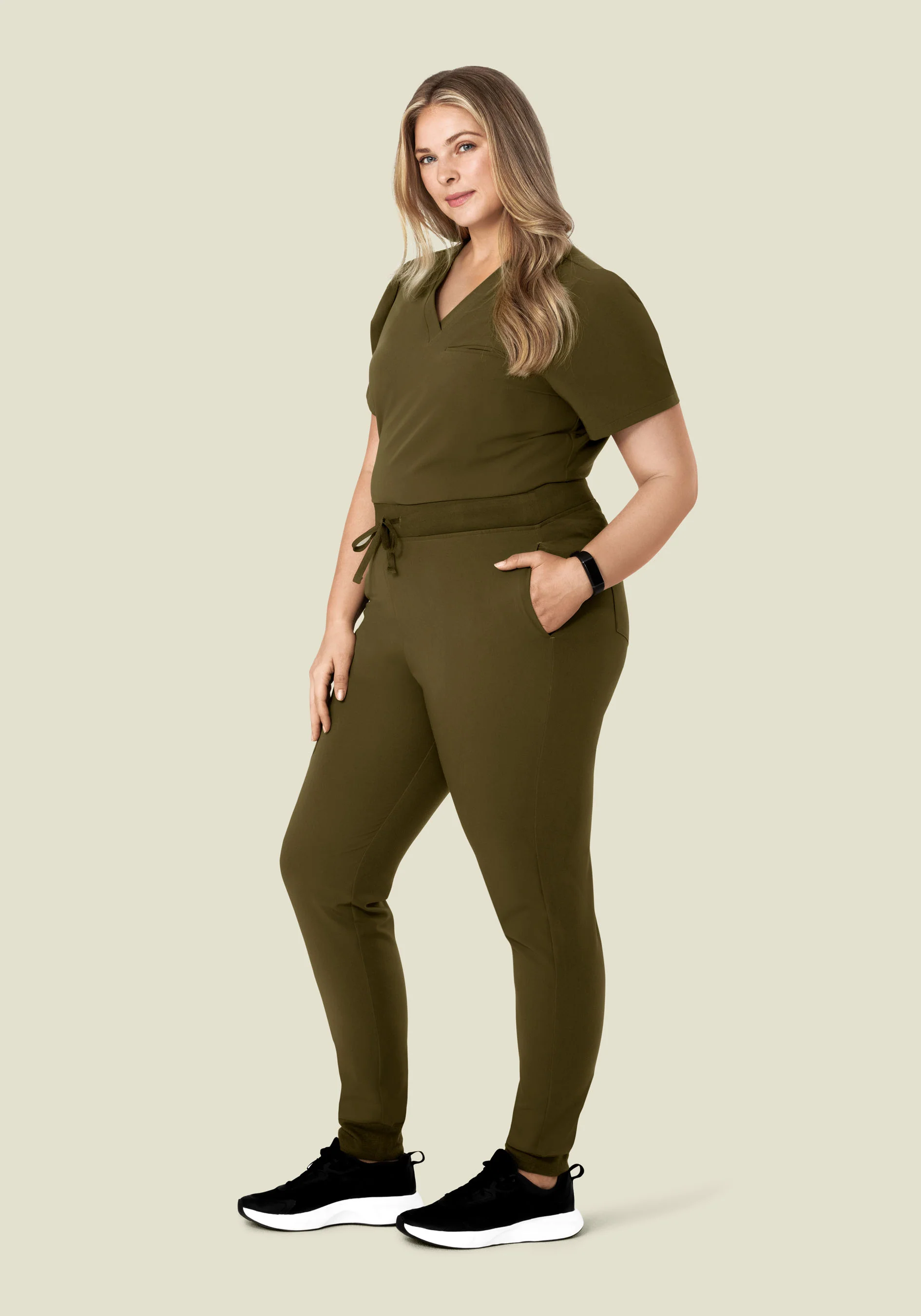 High Waisted Joggers Manzanilla - Image 7