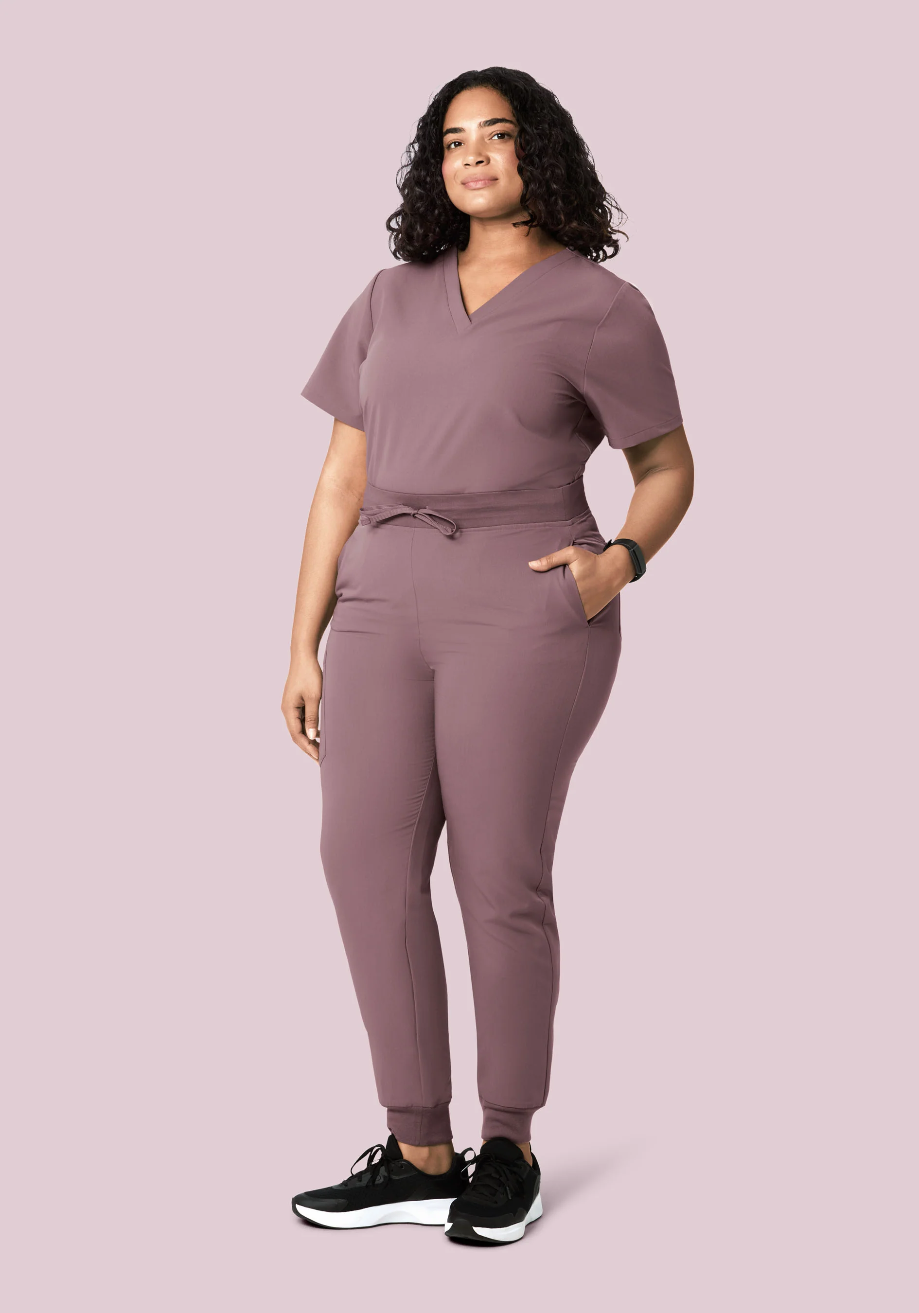 High Waisted Joggers Moondust - Image 5