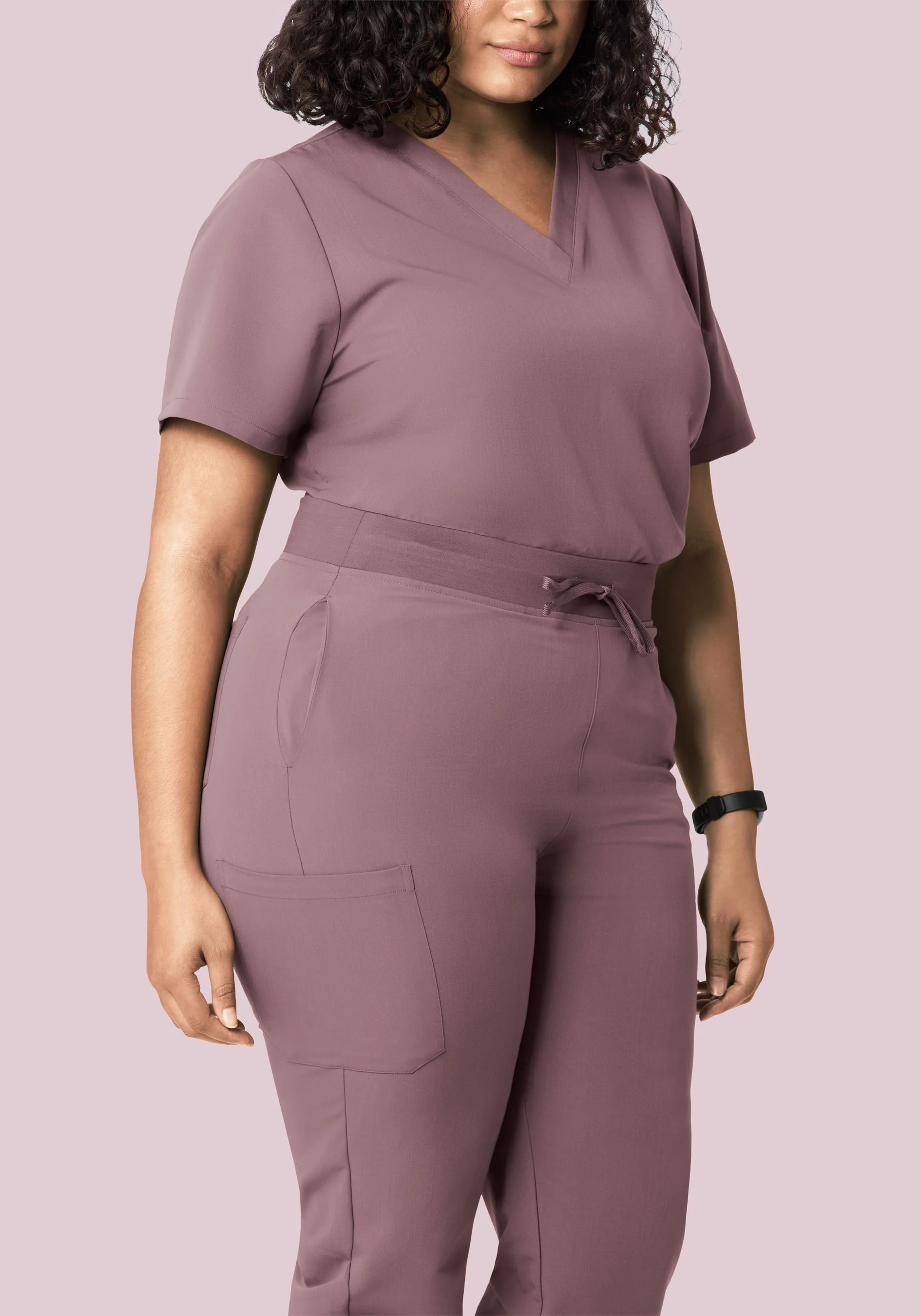 High Waisted Joggers Moondust - Image 6