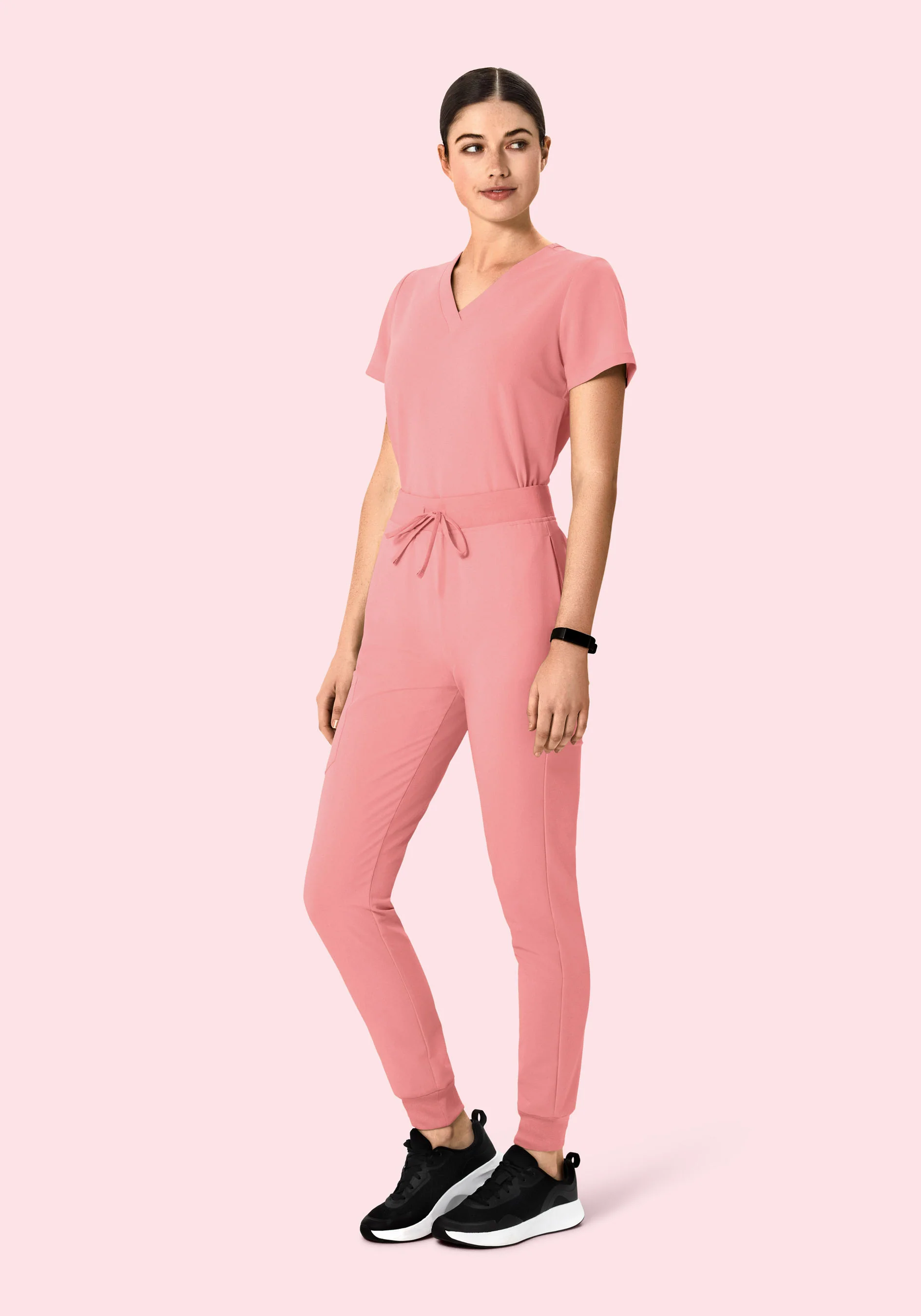 High Waisted Joggers Sorbet - Image 2