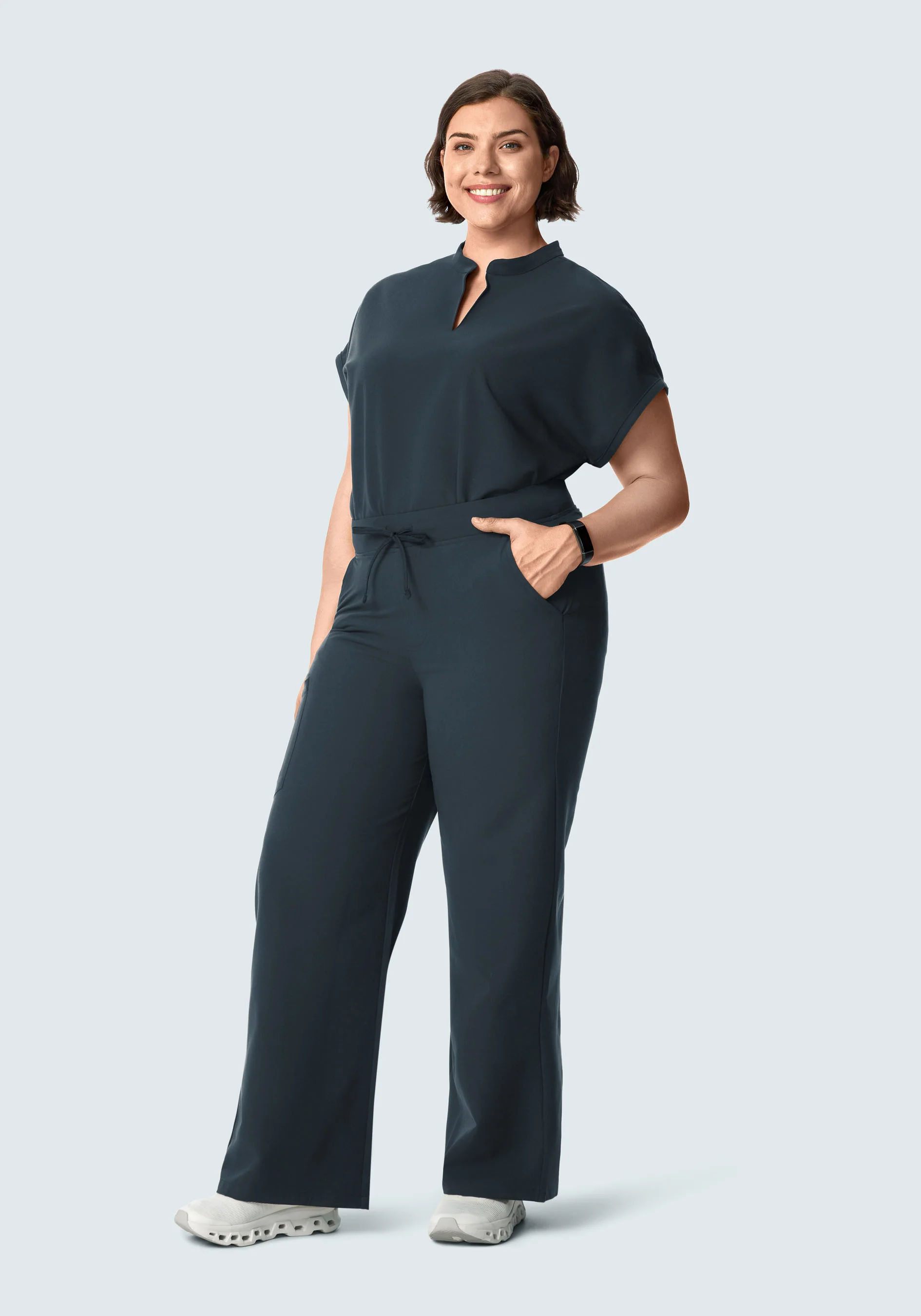 High Waisted Wide Leg Dark Harbor - Image 6