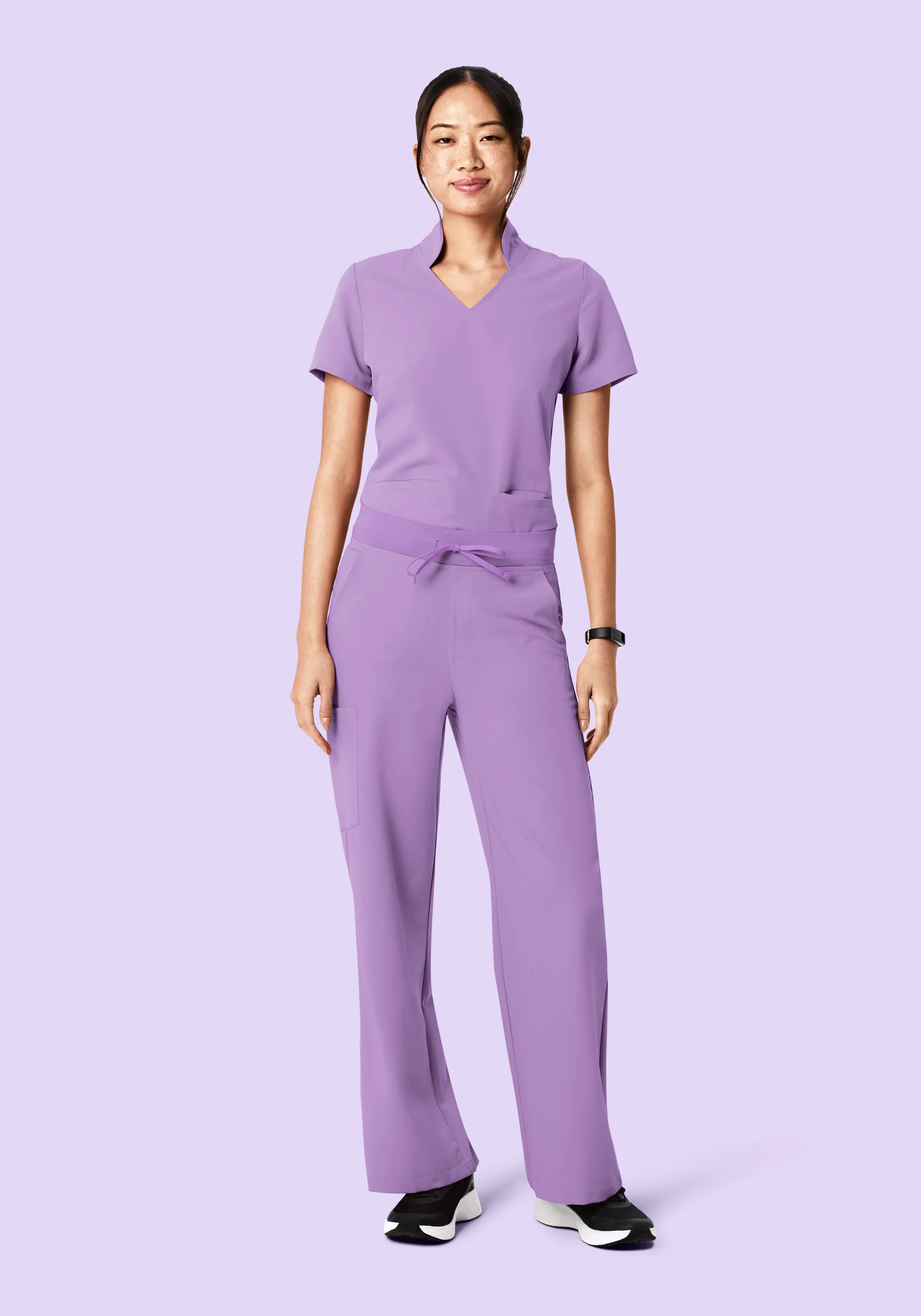High Waisted Wide Leg Lavender - Image 5