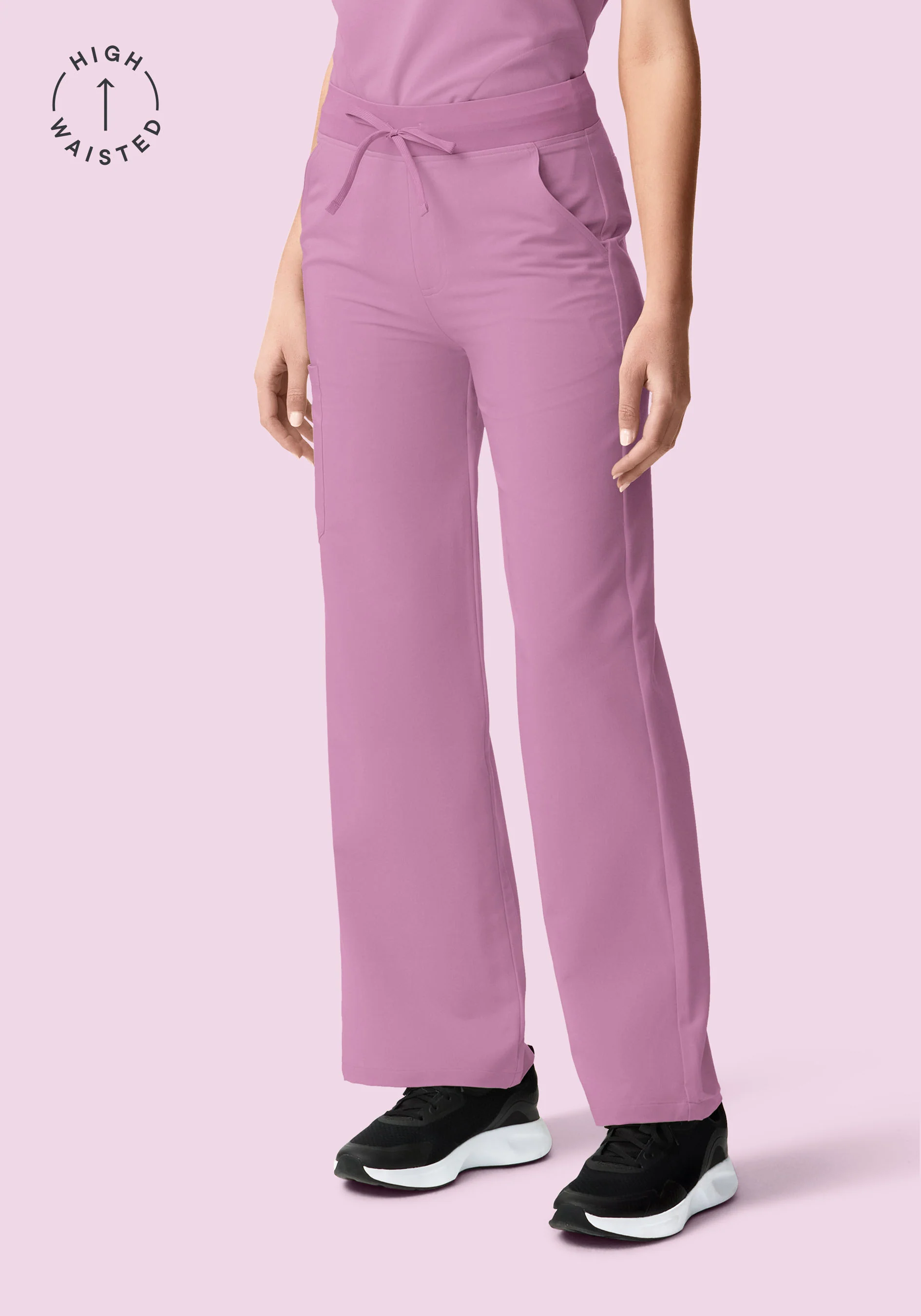High Waisted Wide Leg Lilac