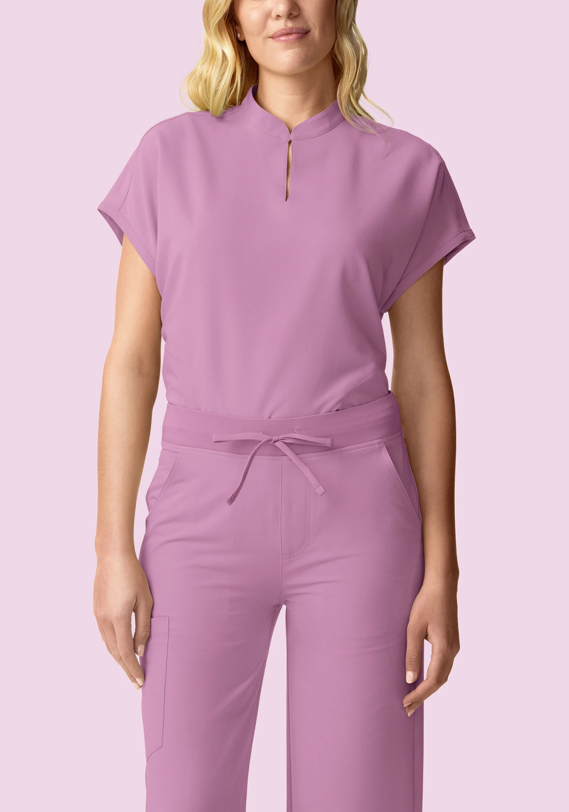 High Waisted Wide Leg Lilac - Image 5