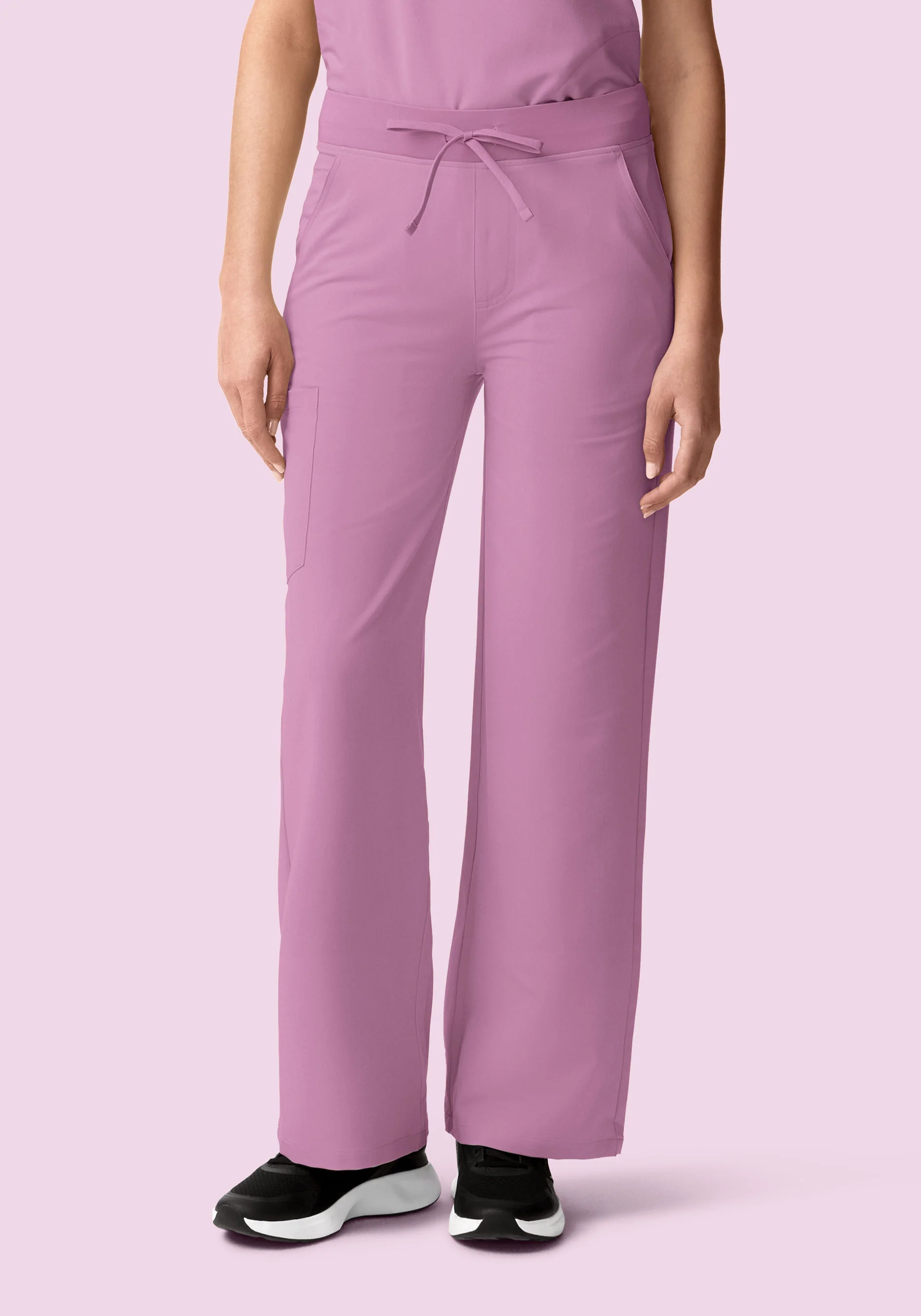 High Waisted Wide Leg Lilac - Image 6