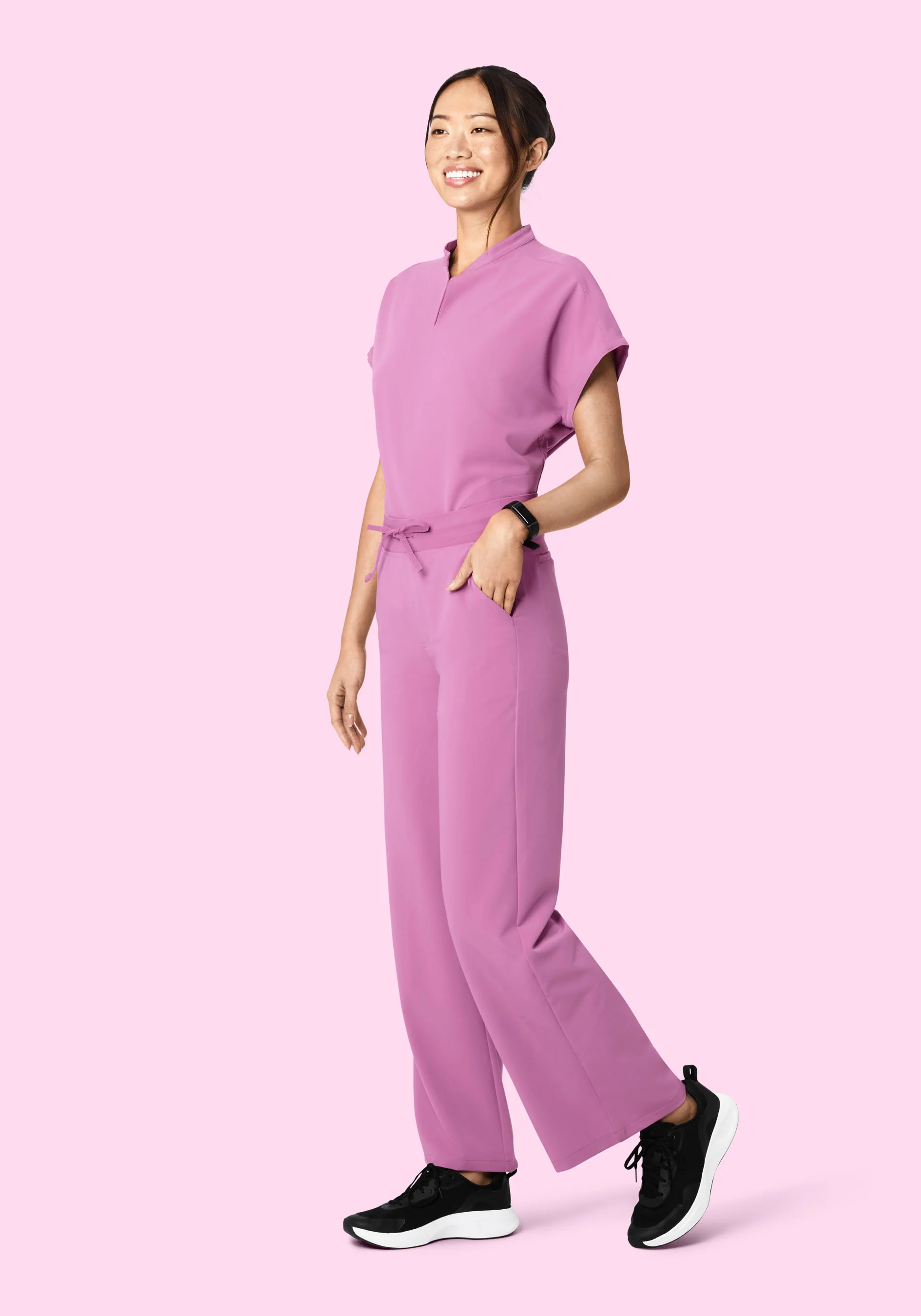 High Waisted Wide Leg Mulberry - Image 4