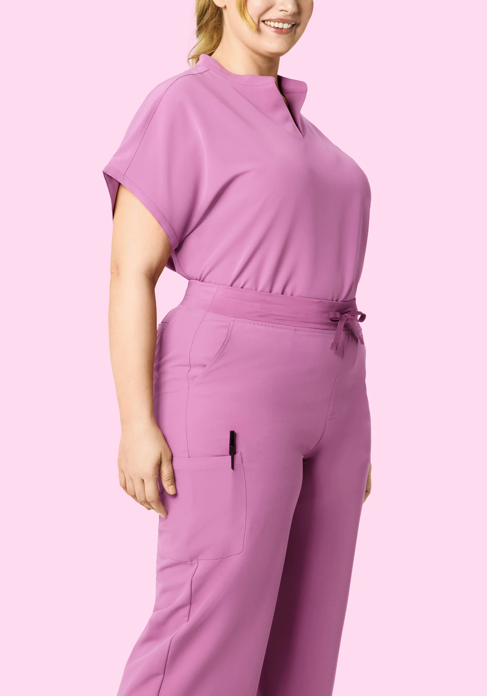 High Waisted Wide Leg Mulberry - Image 8