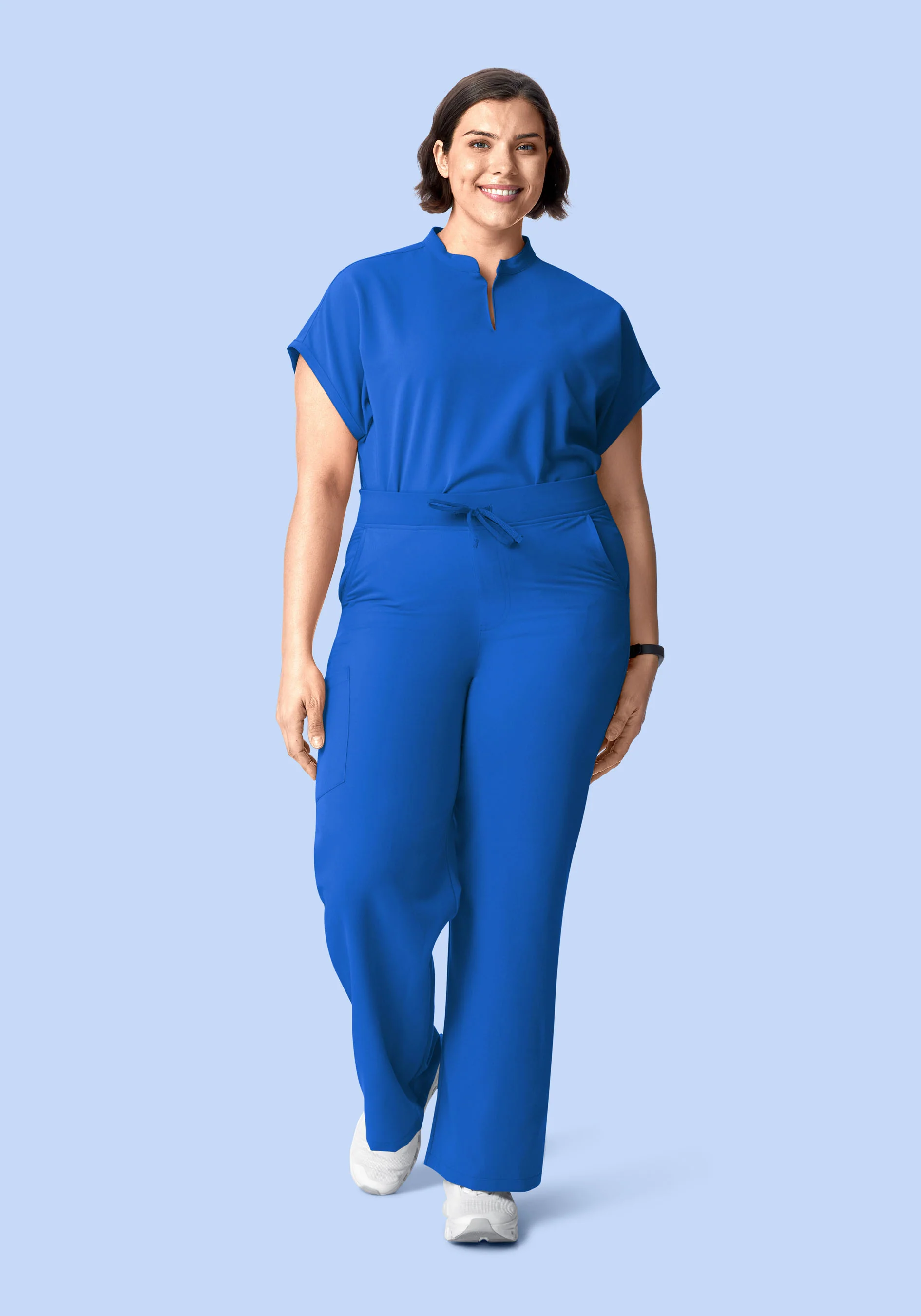High Waisted Wide Leg Royal Blue - Image 7