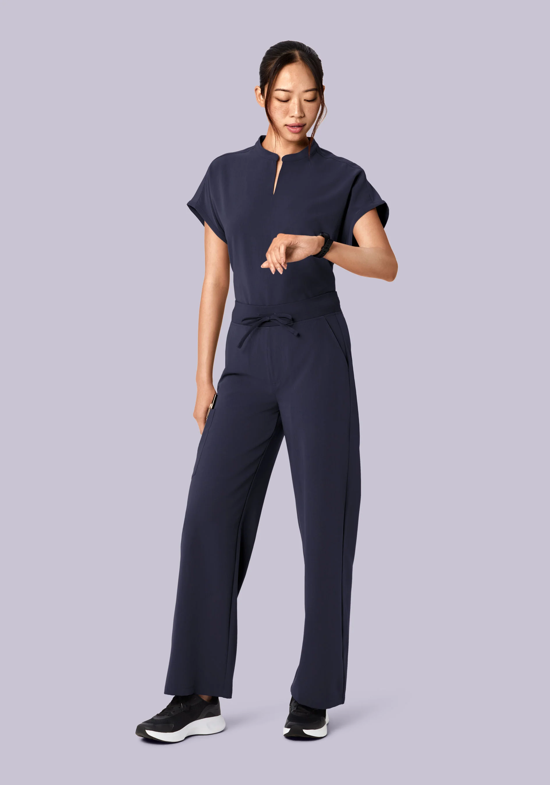 High Waisted Wide Leg Steel - Image 2
