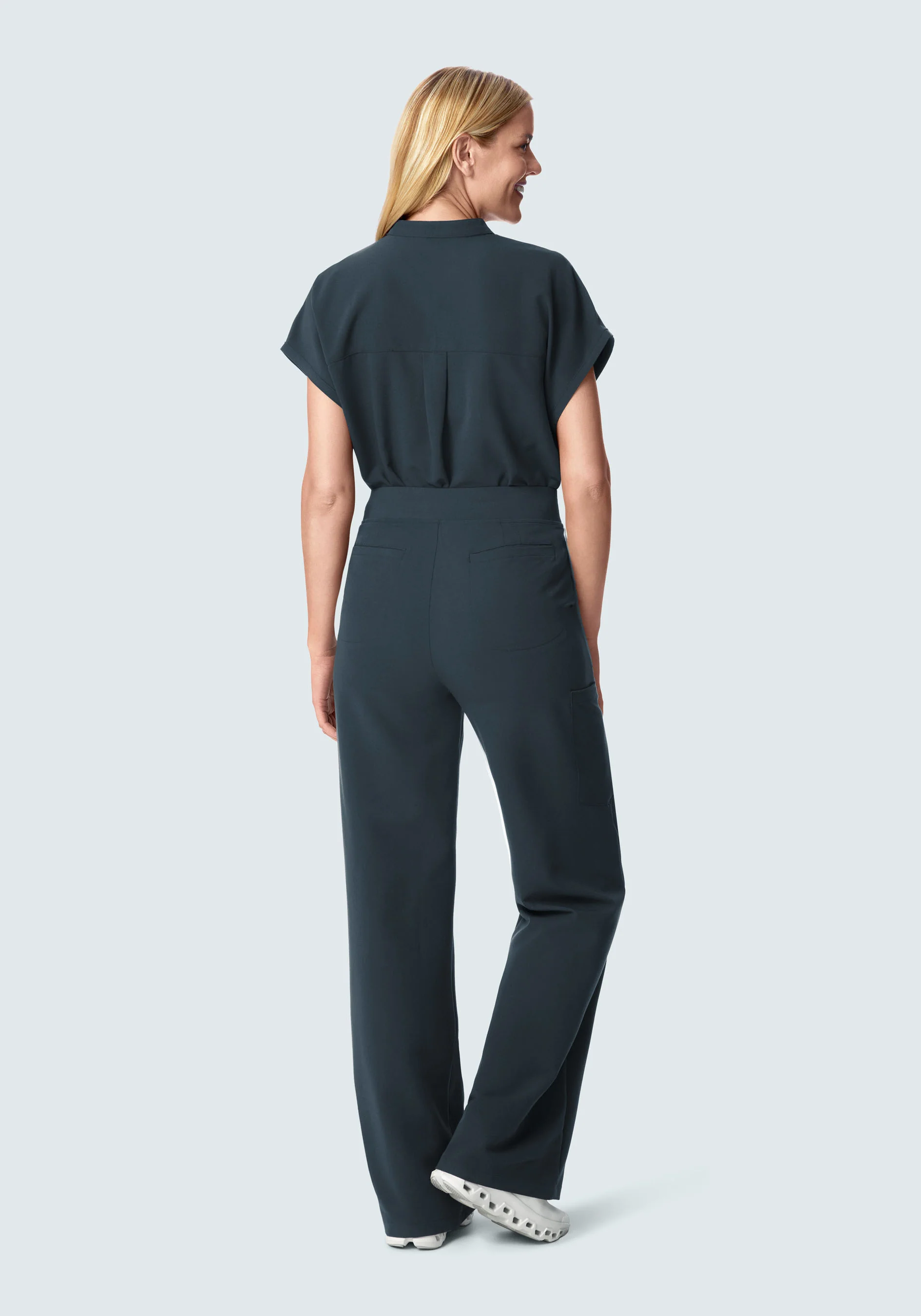 Mandarin Dolman Top Dark Harbor - Image 4