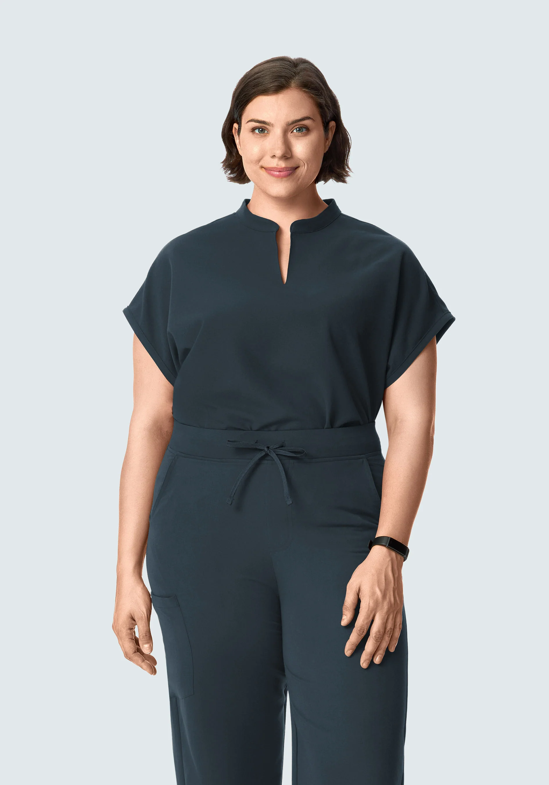 Mandarin Dolman Top Dark Harbor - Image 6