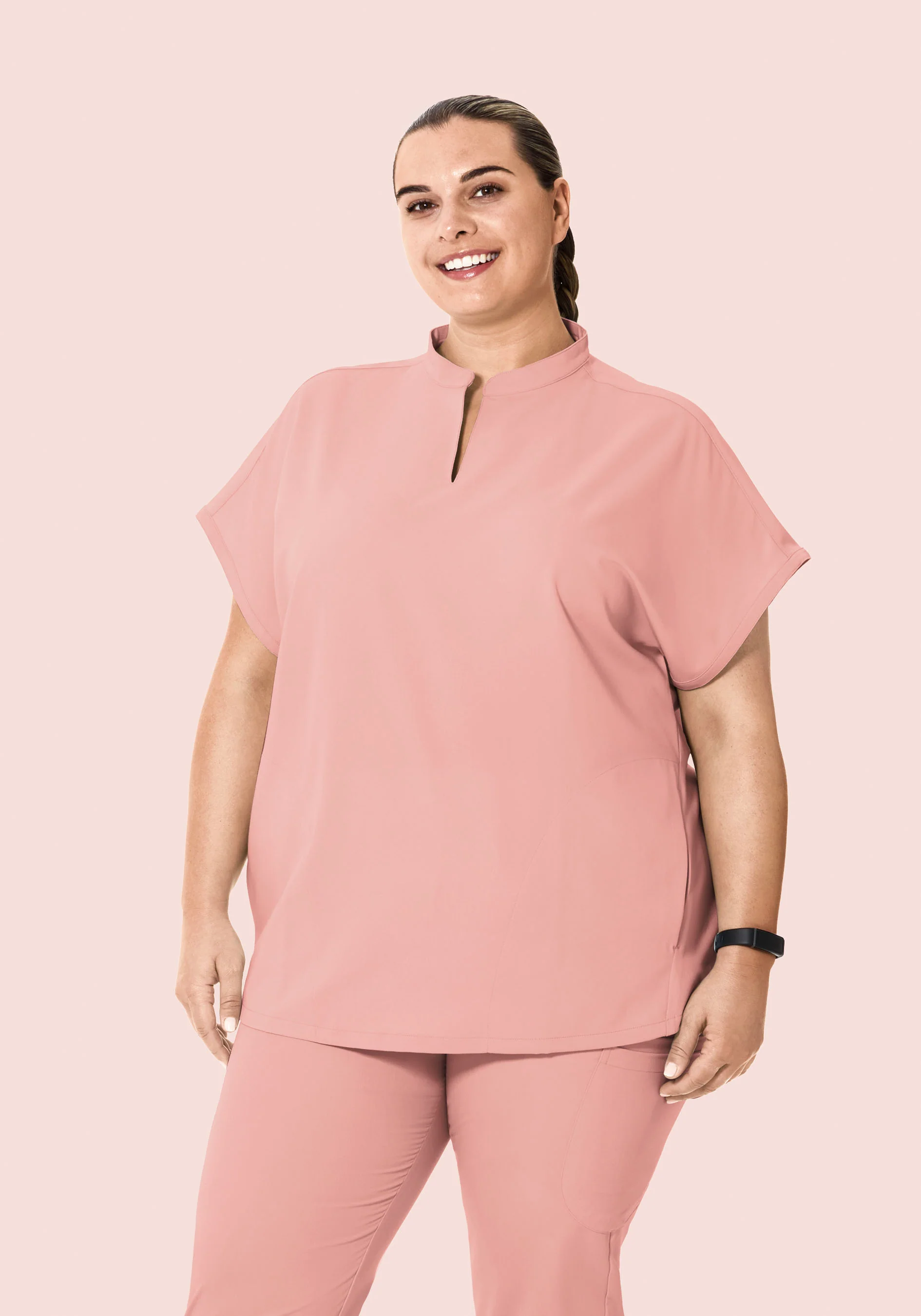 Mandarin Dolman Top Dusty Pink - Image 5