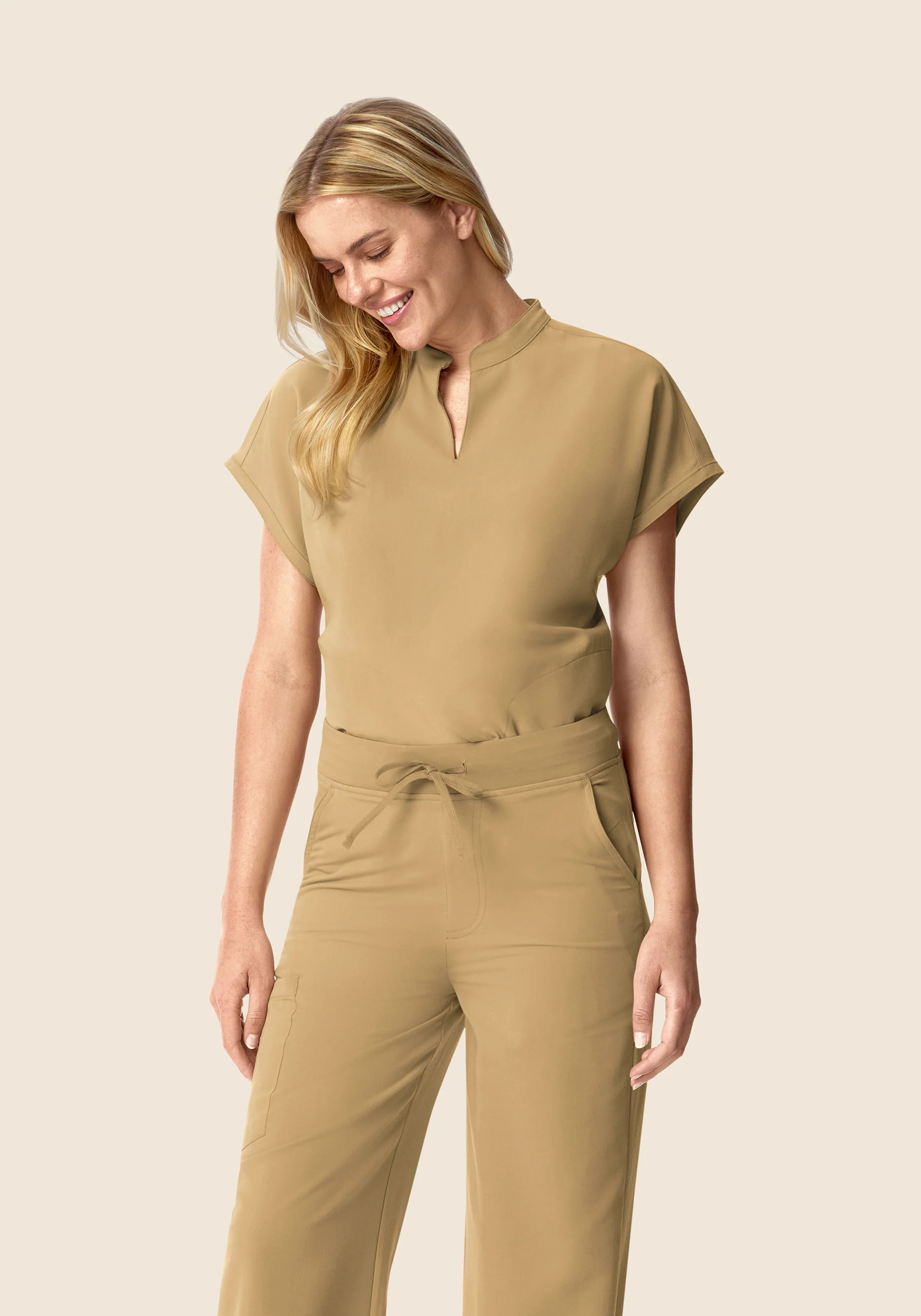 Mandarin Dolman Top Latte - Image 2