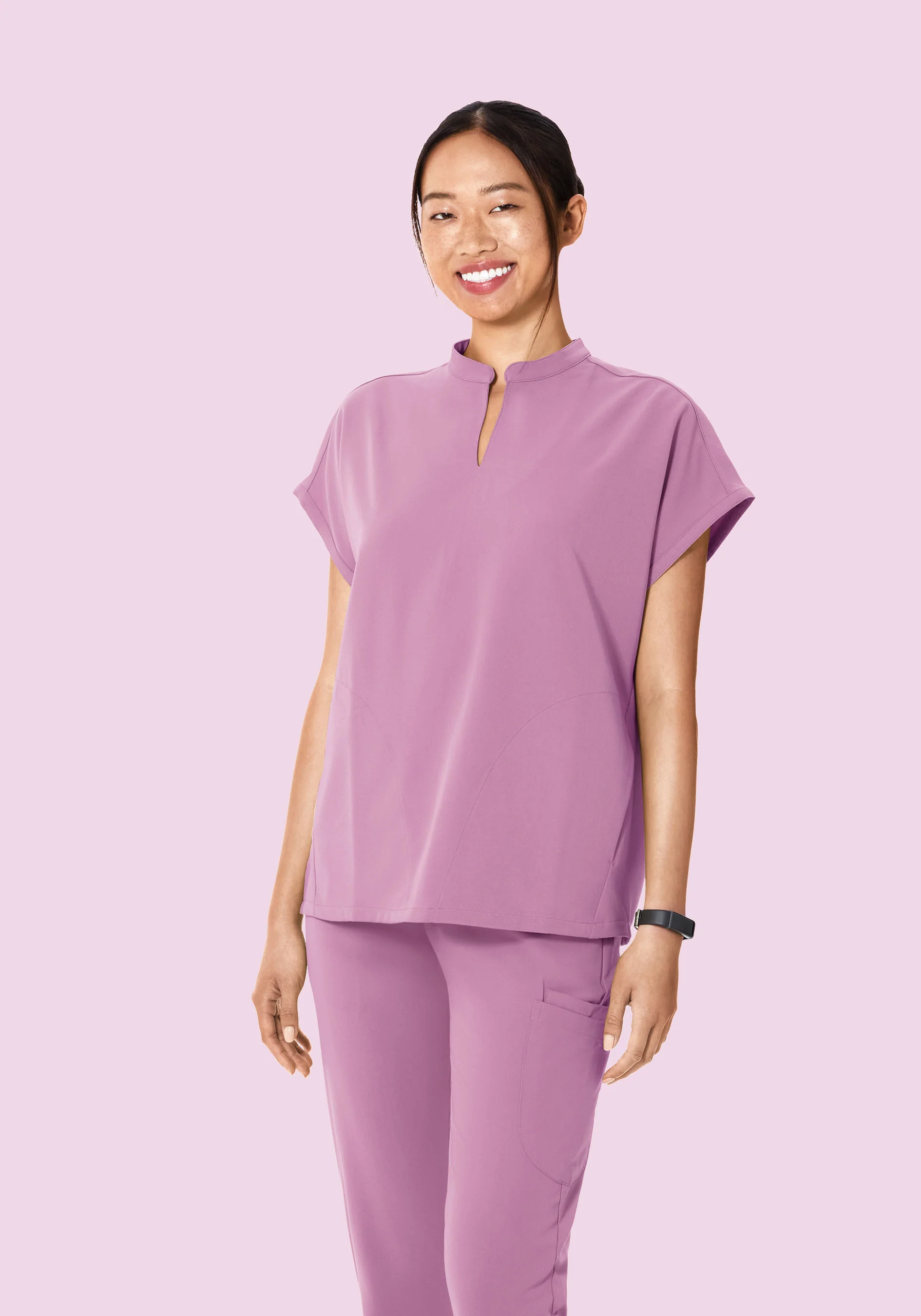 Mandarin Dolman Top Lilac