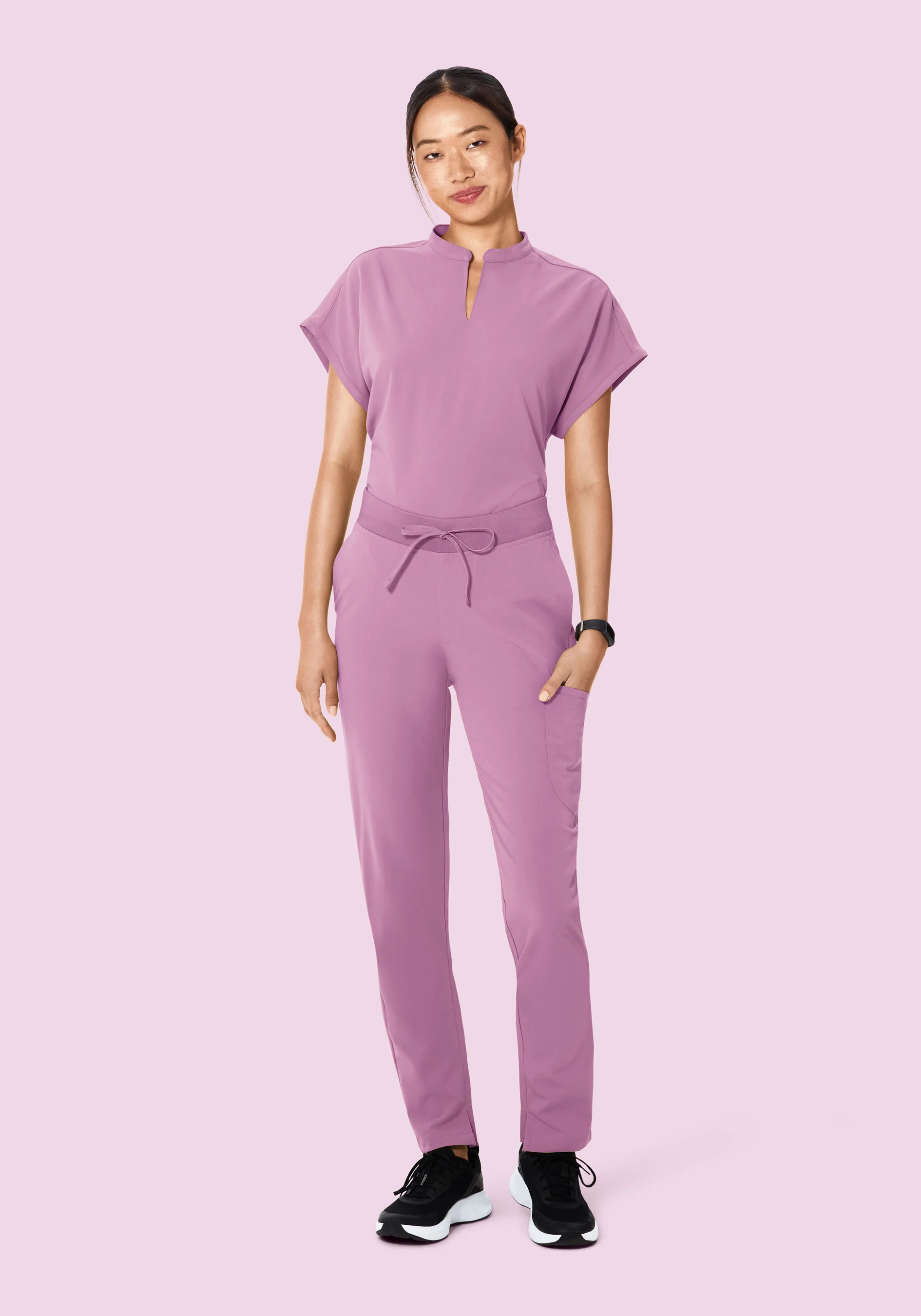 Mandarin Dolman Top Lilac - Image 3