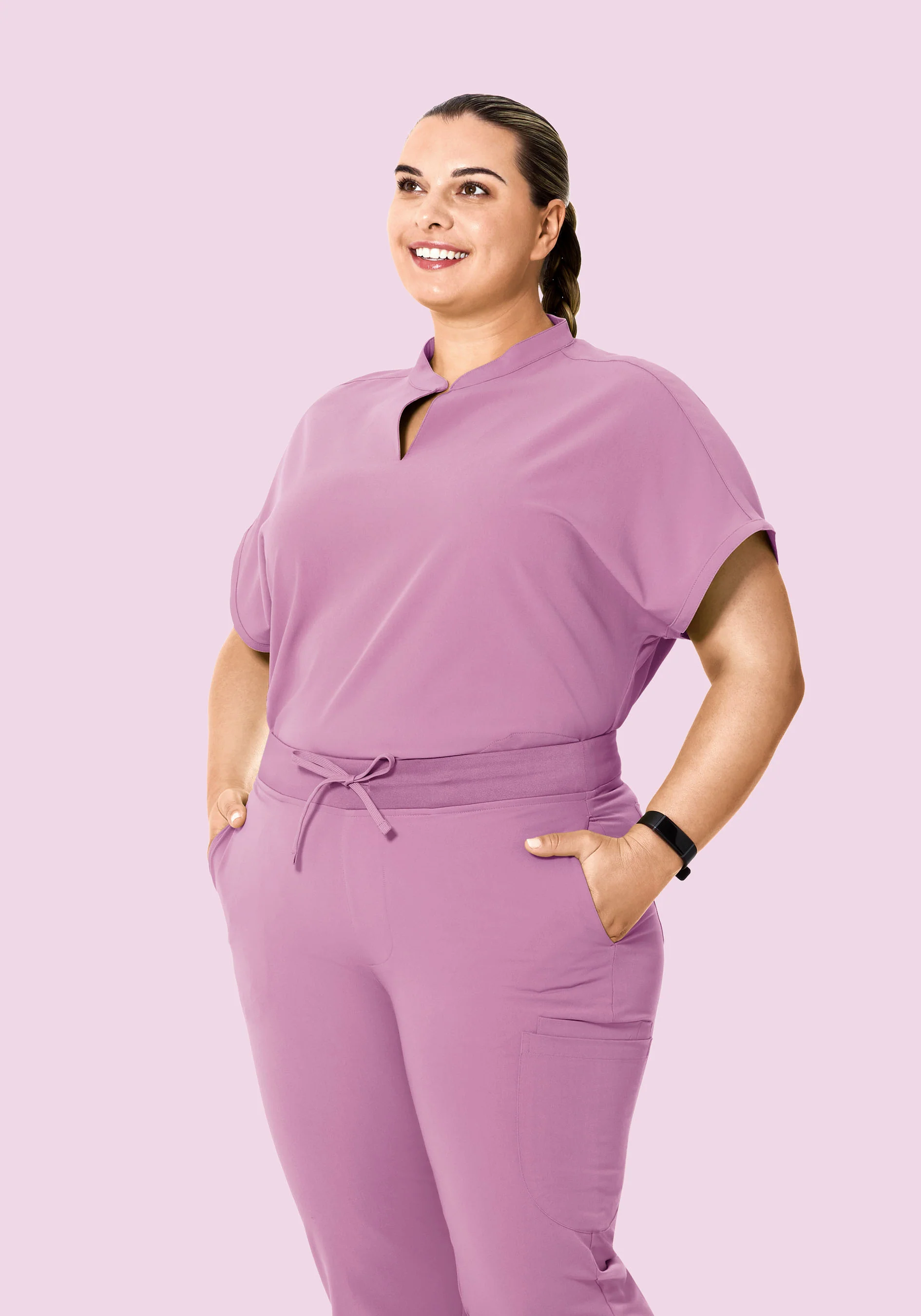 Mandarin Dolman Top Lilac - Image 6