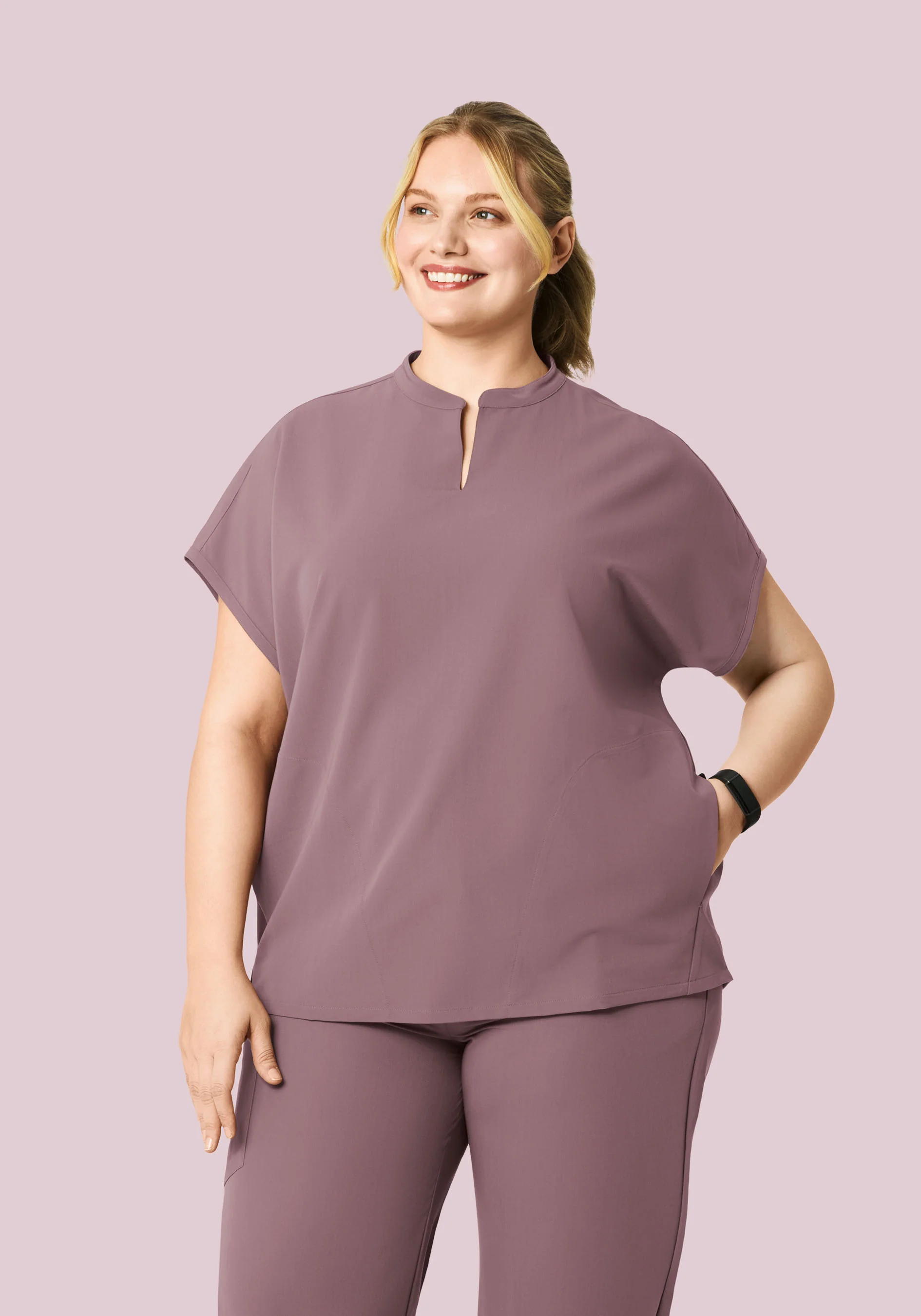 Mandarin Dolman Top Moondust - Image 5