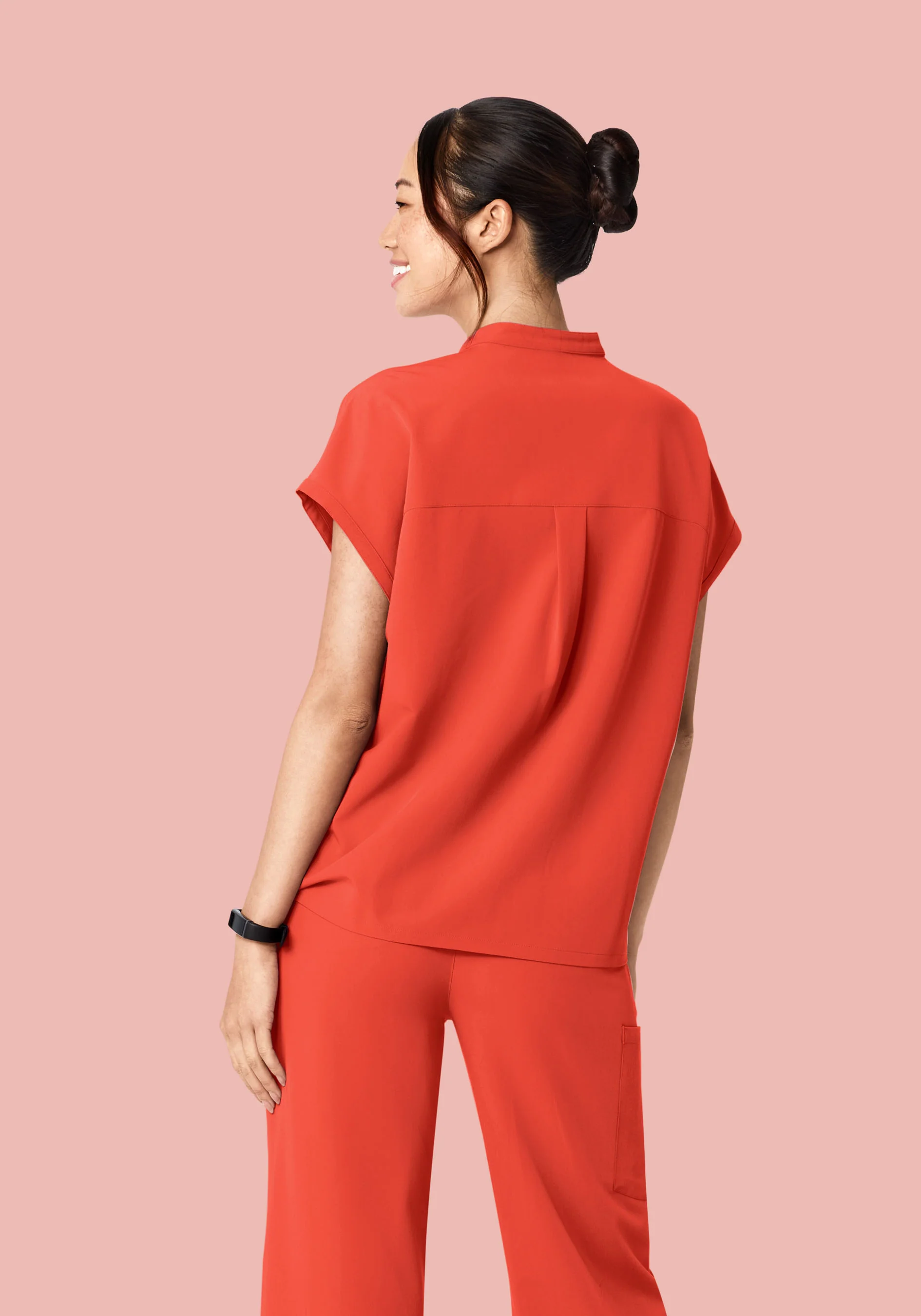 Mandarin Dolman Top Terracotta - Image 4