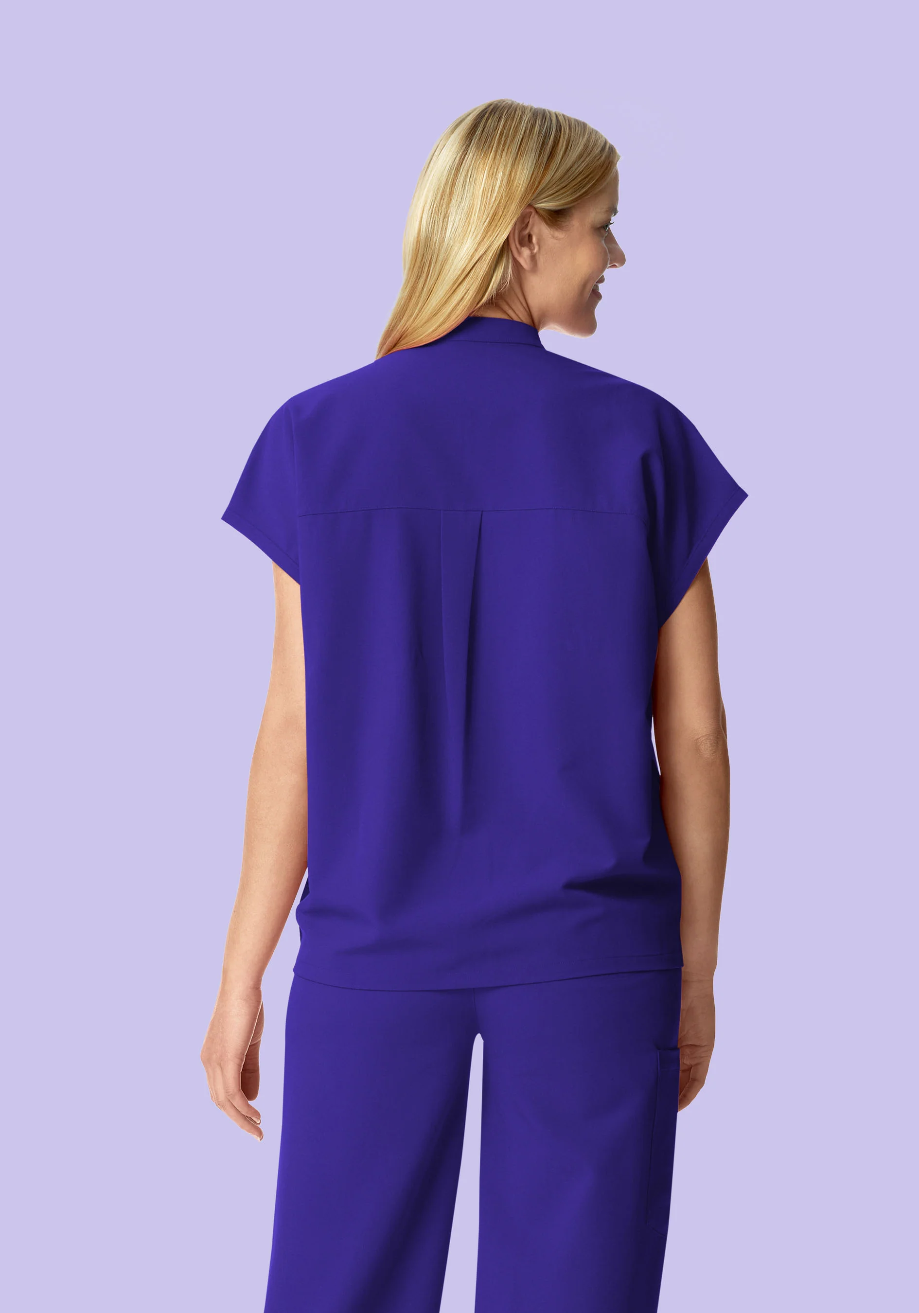 Mandarin Dolman Top True Grape - Image 5