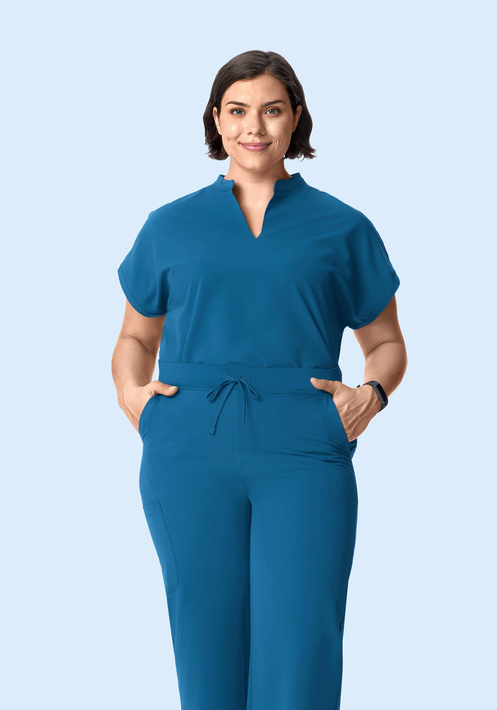 Mandarin Dolman Top Vallarta Blue - Image 6