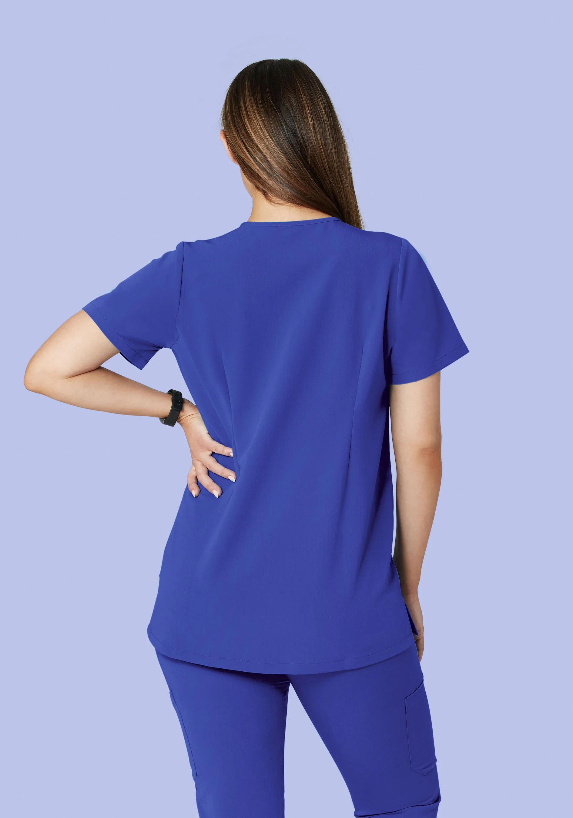 Maternity One Pocket Top Very Peri - Image 2
