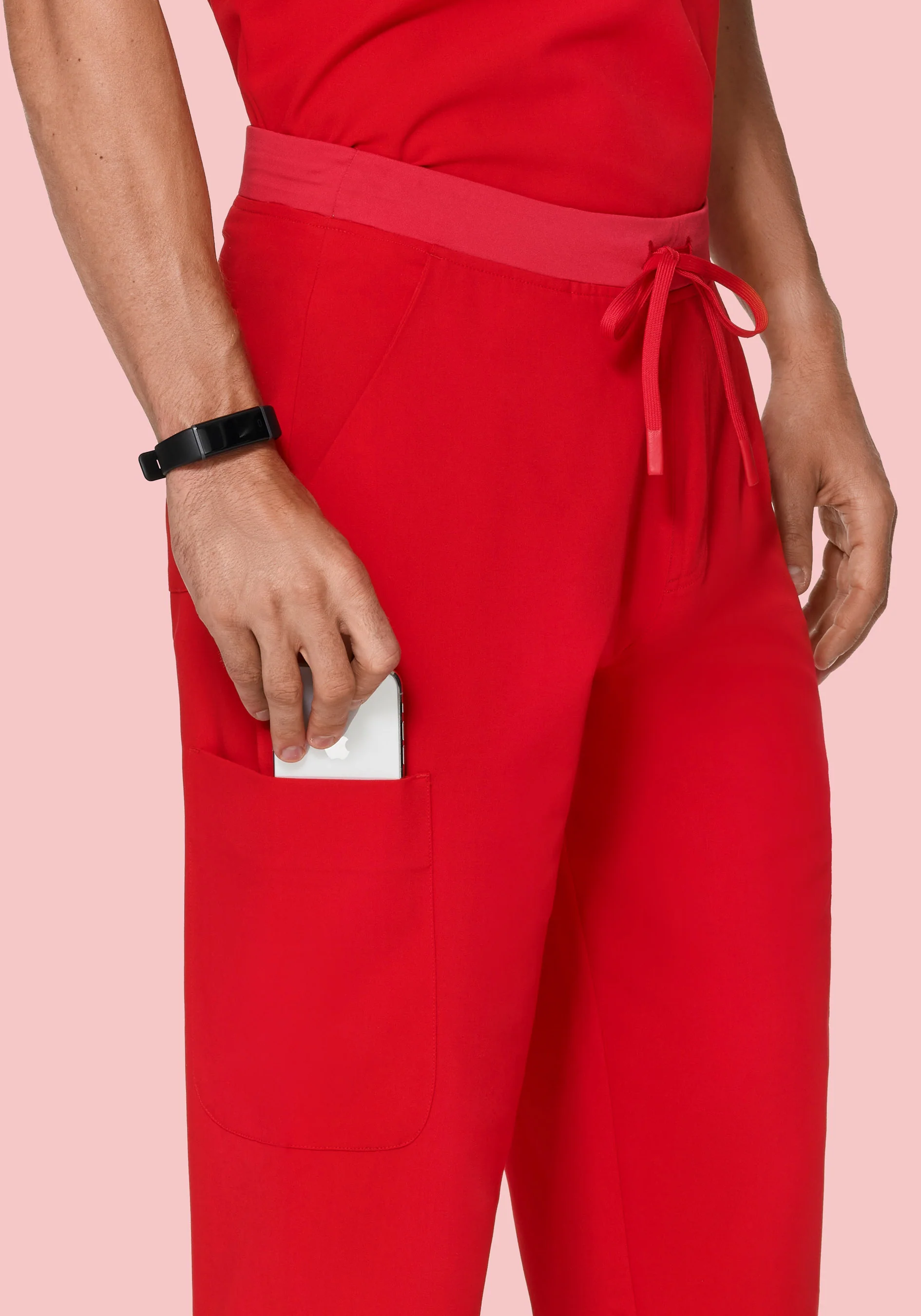 7 Pocket Cargos Candy Red - Image 3