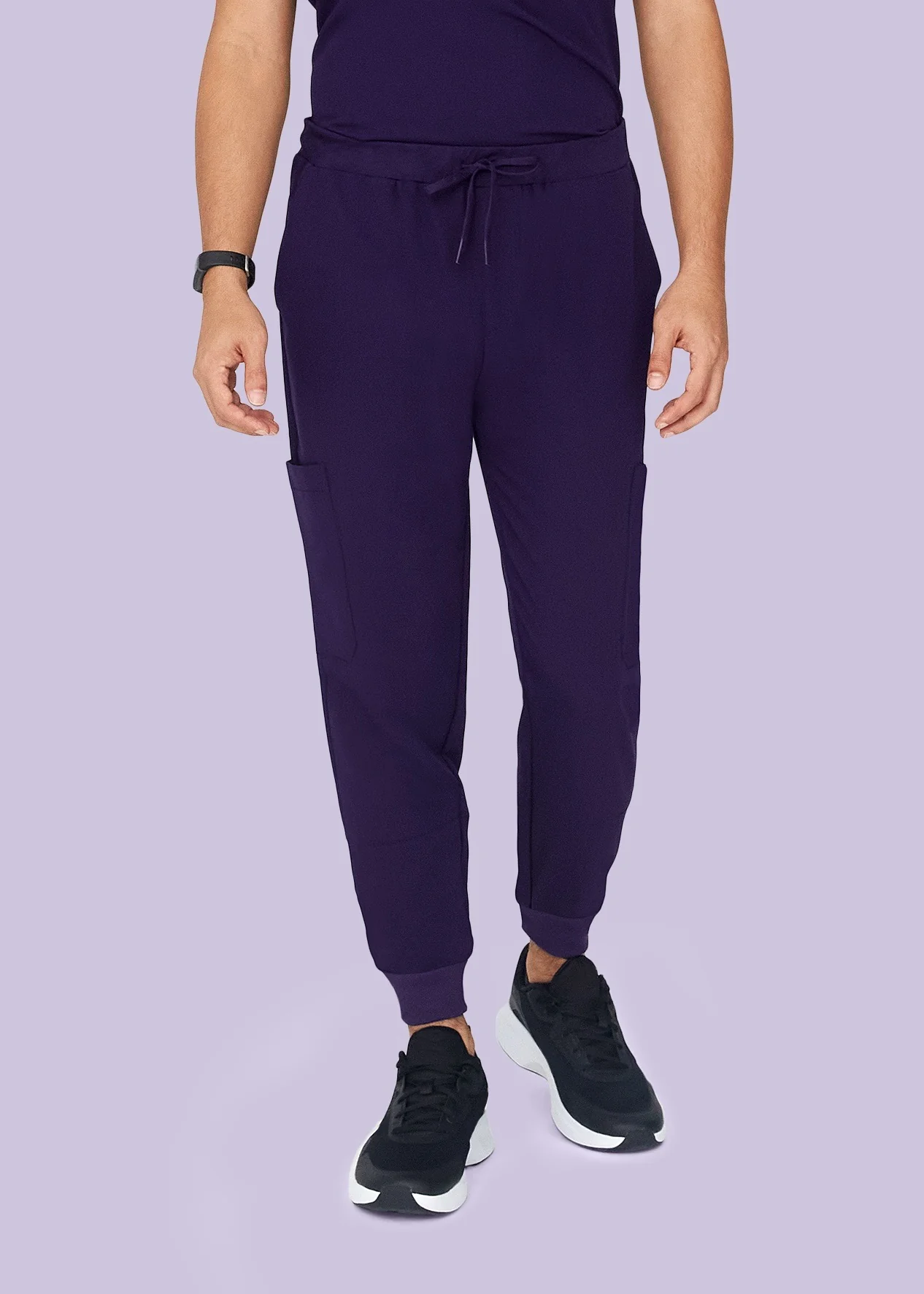 7 Pocket Joggers Eggplant