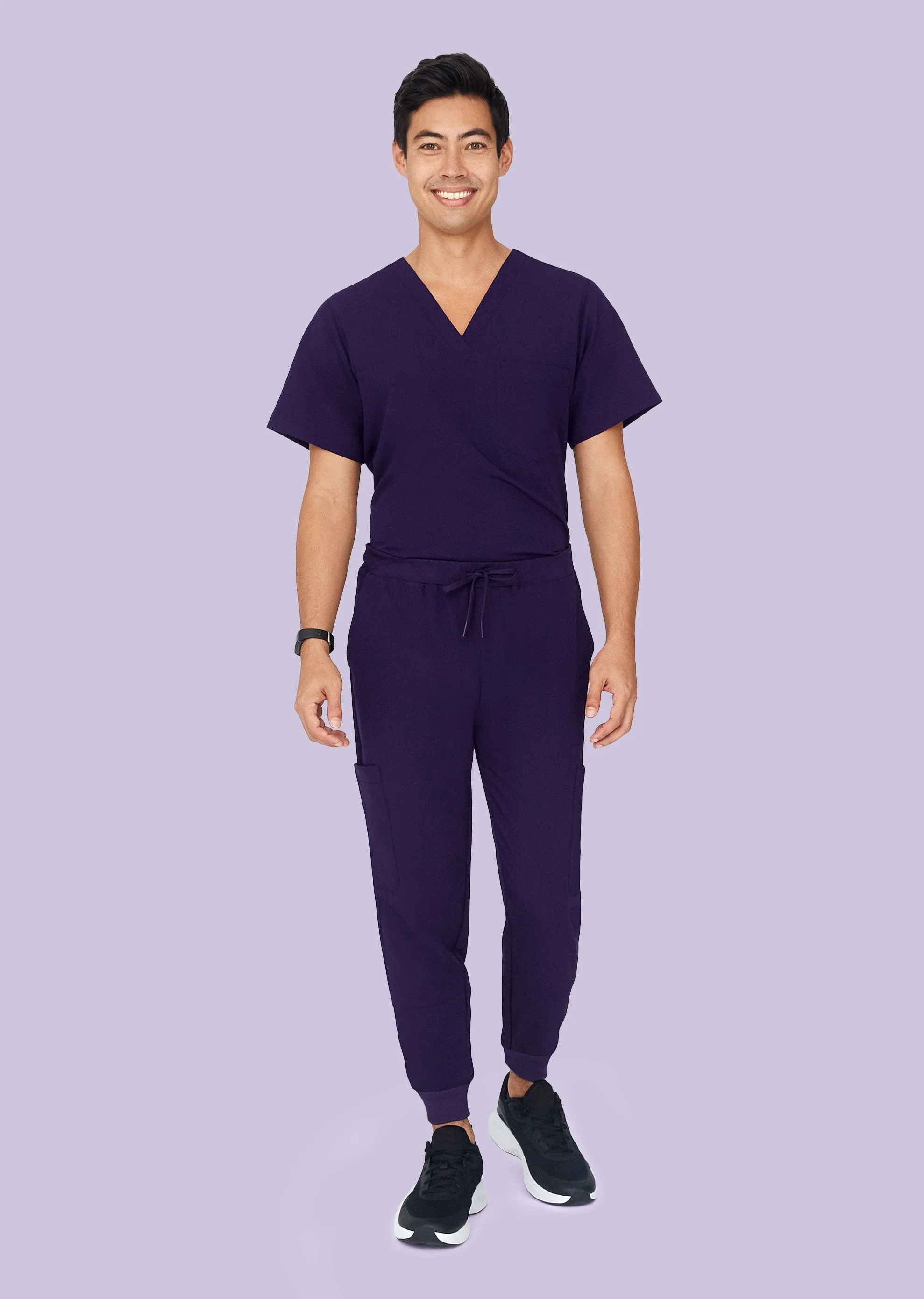 7 Pocket Joggers Eggplant - Image 2