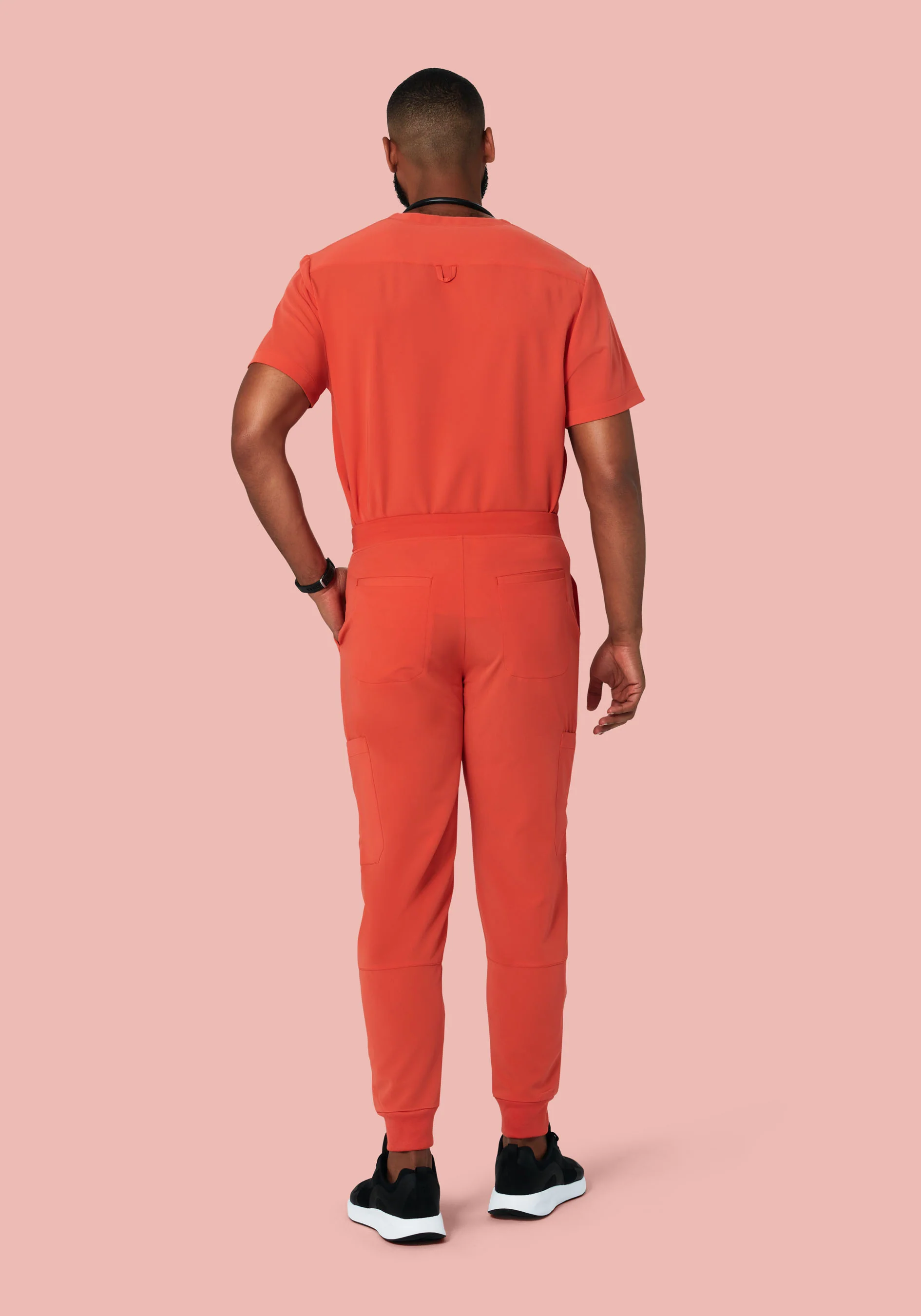 7 Pocket Joggers Terracotta - Image 4