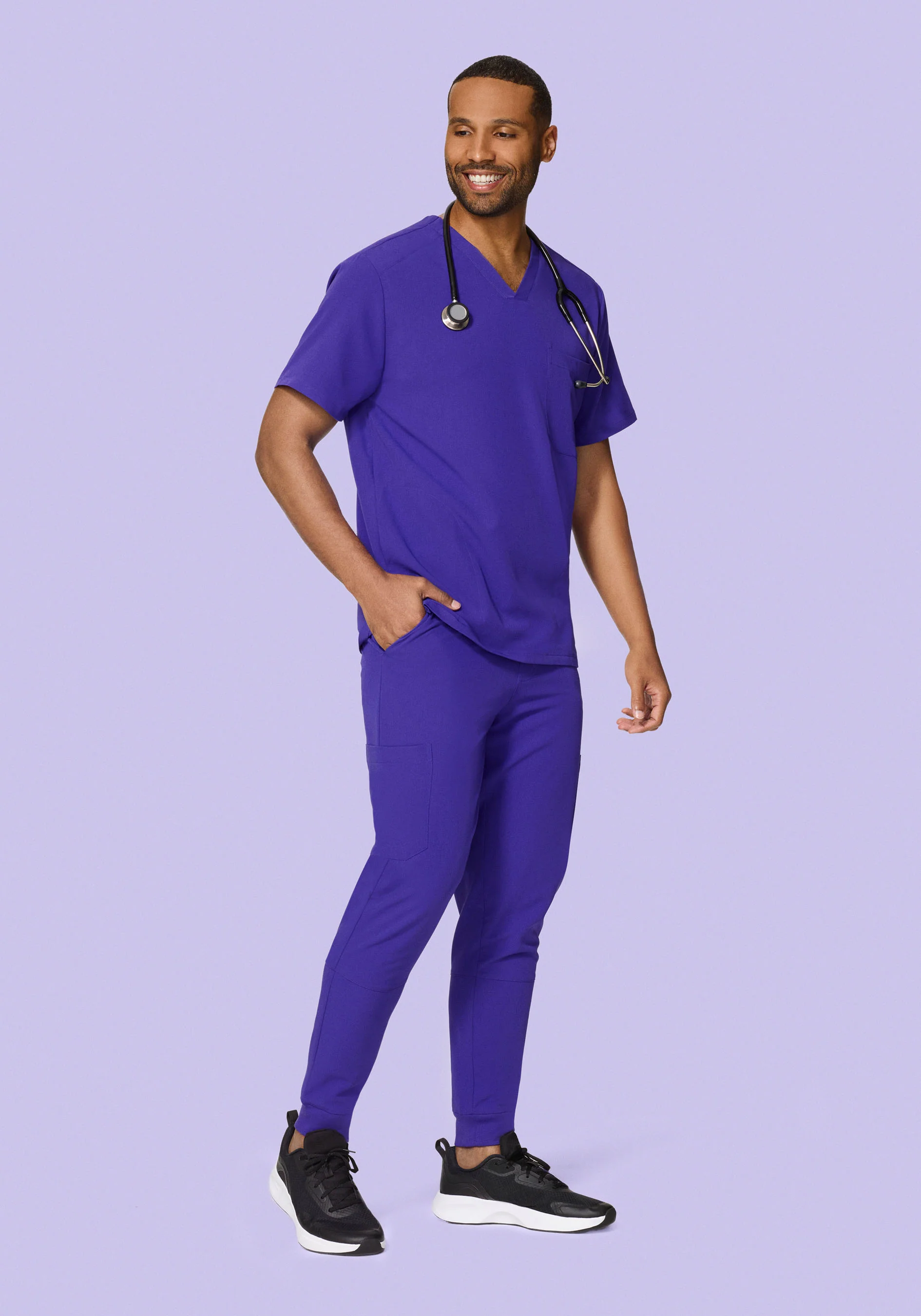 7 Pocket Joggers True Grape - Image 2