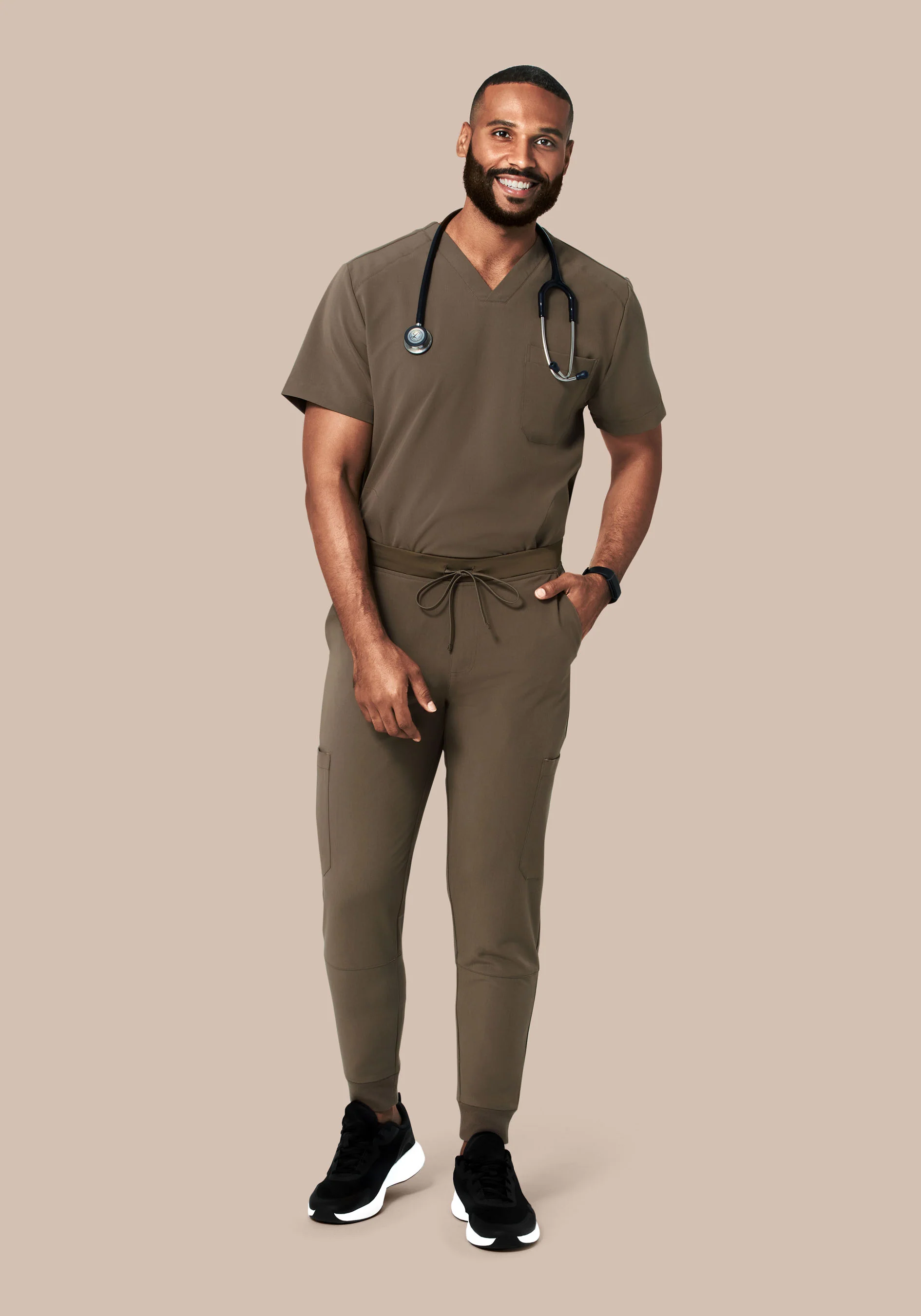7 Pocket Joggers Truffle - Image 3