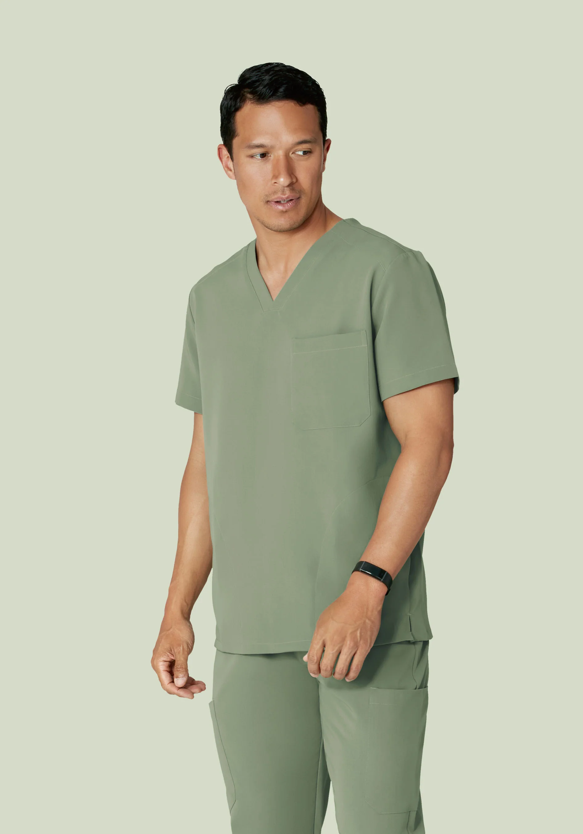 Three Pocket Top Cool Sage