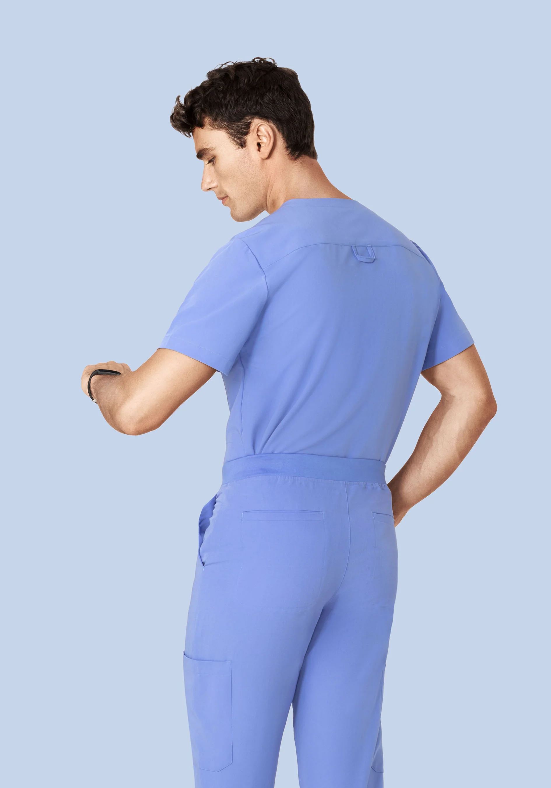 Three Pocket Top French Blue - Image 5