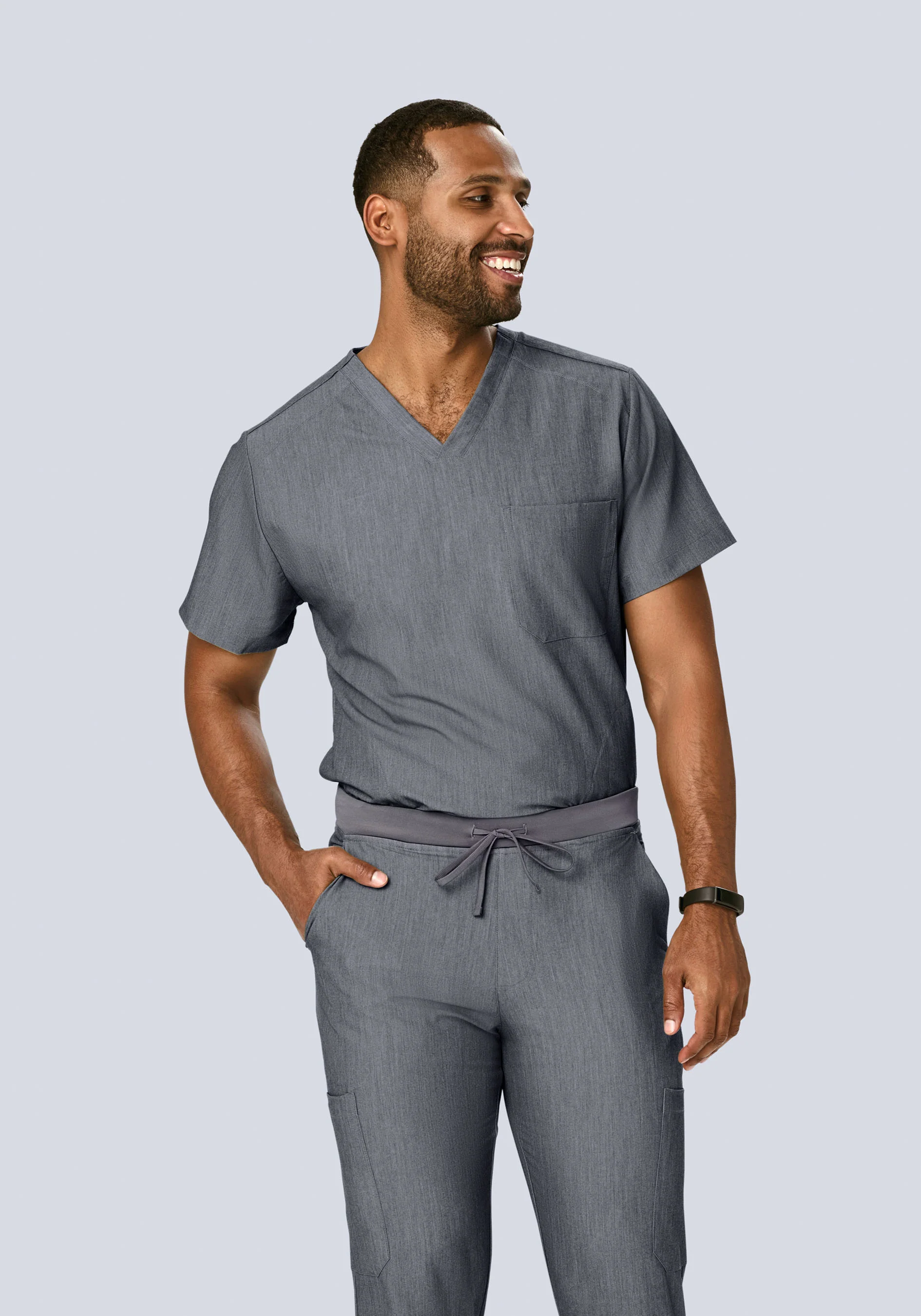 Three Pocket Top Gray - Image 2