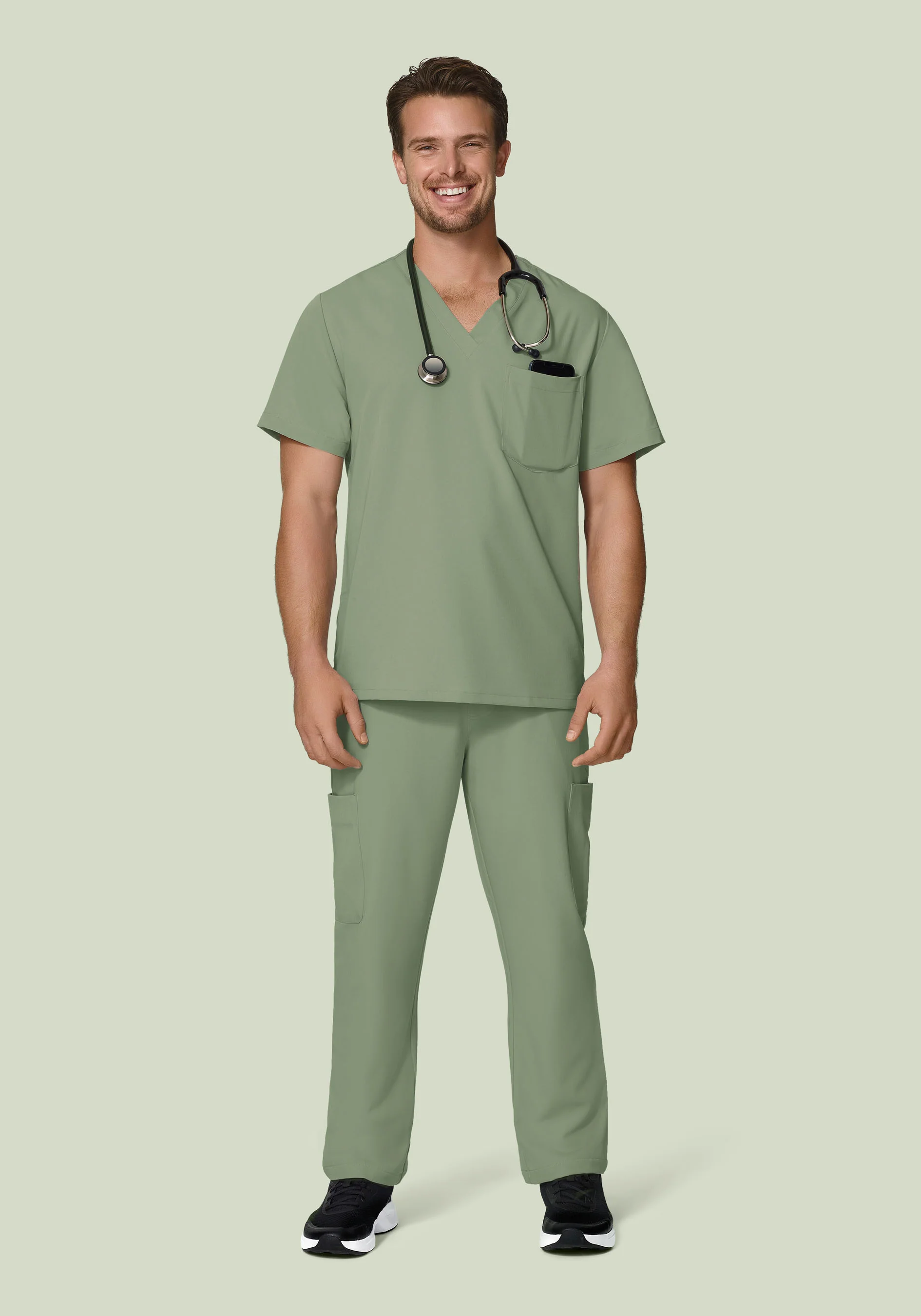 Two Pocket Top Cool Sage - Image 4