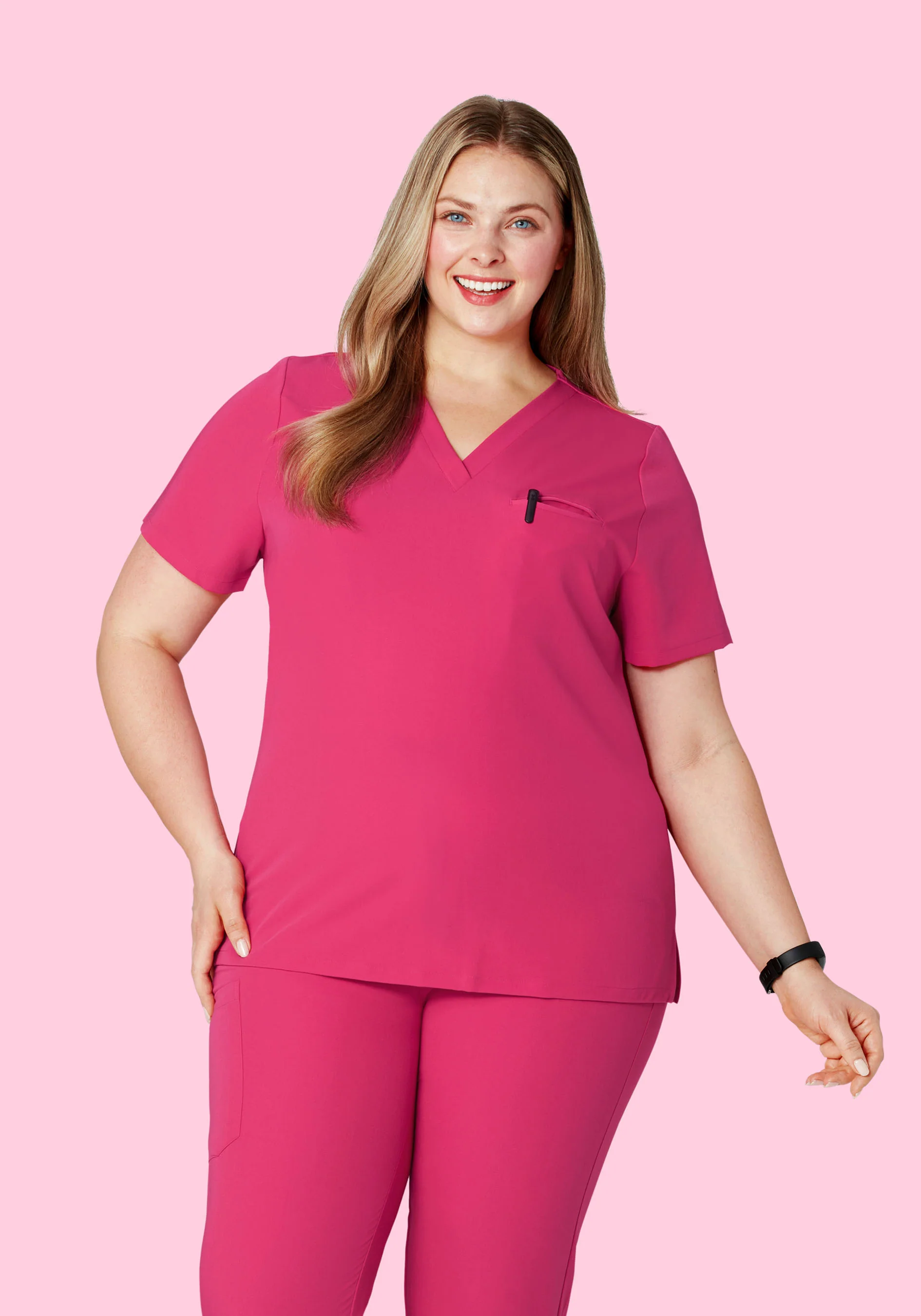One Pocket Top Hot Pink - Image 6