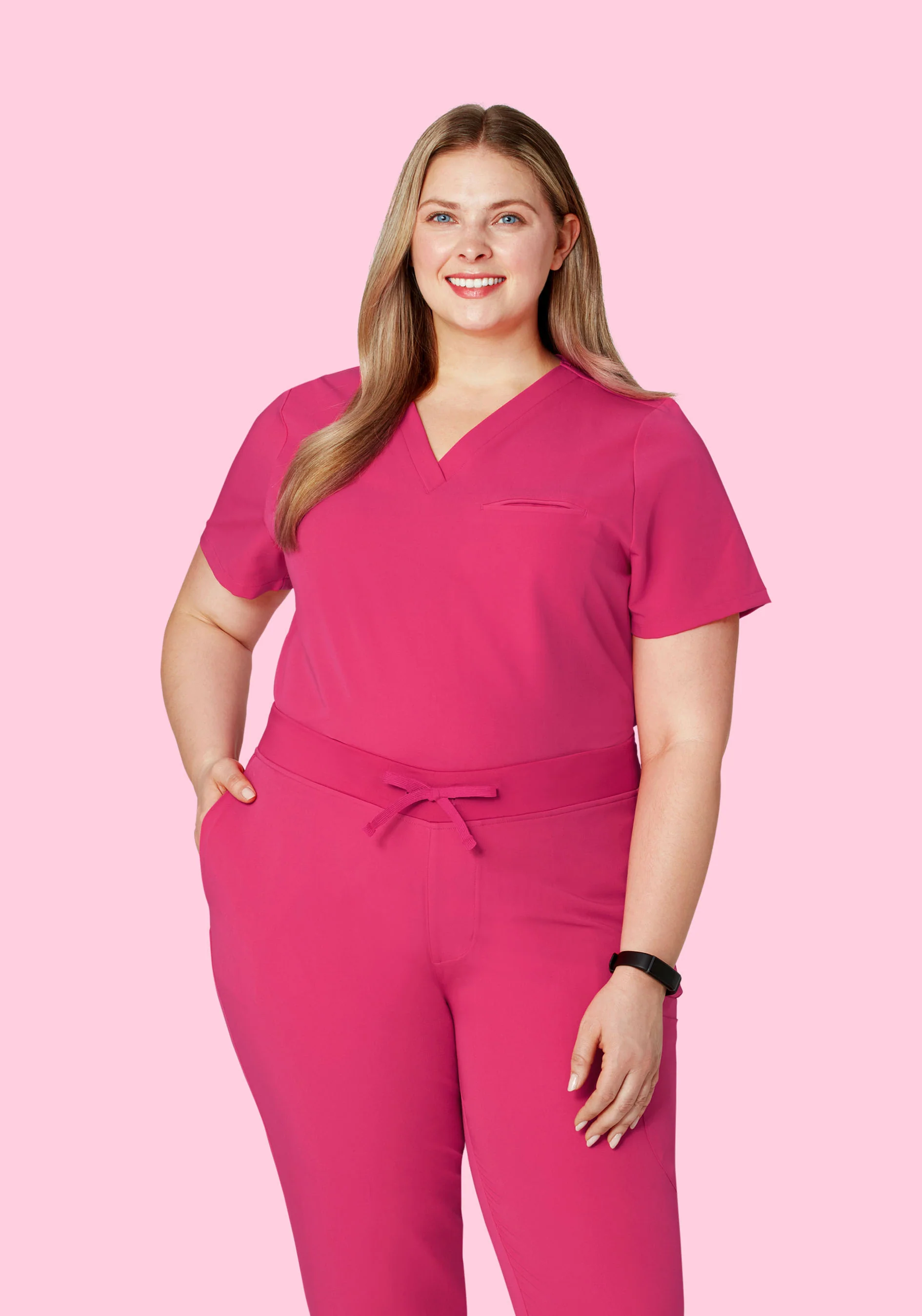 One Pocket Top Hot Pink - Image 7