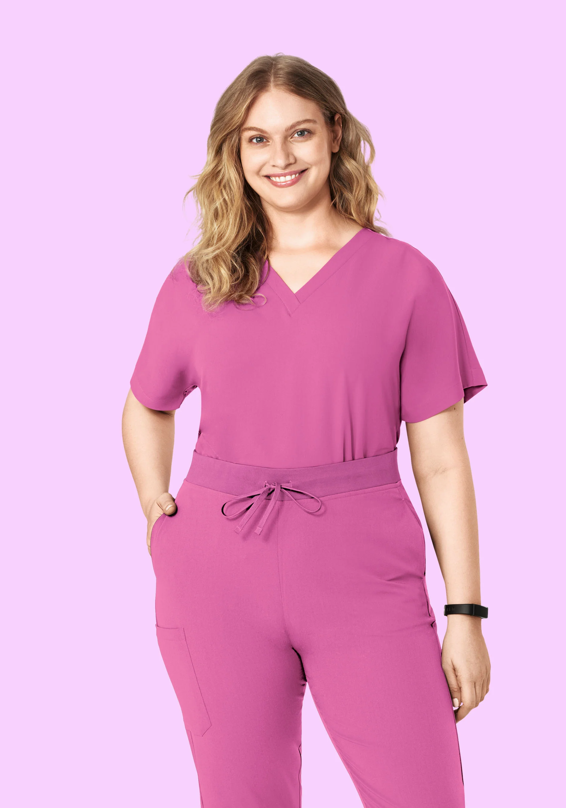 Oversized V Neck Top Dahlia - Image 7