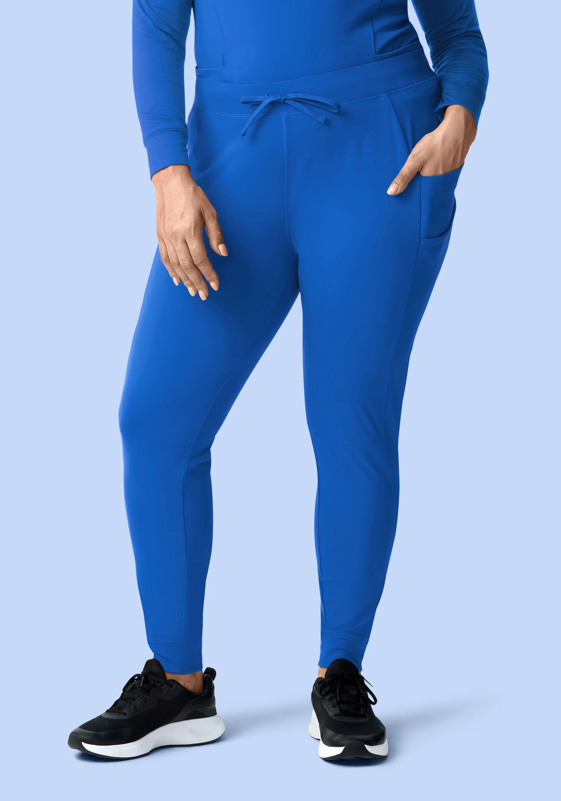Soft Stretch Joggers Royal Blue - Image 5